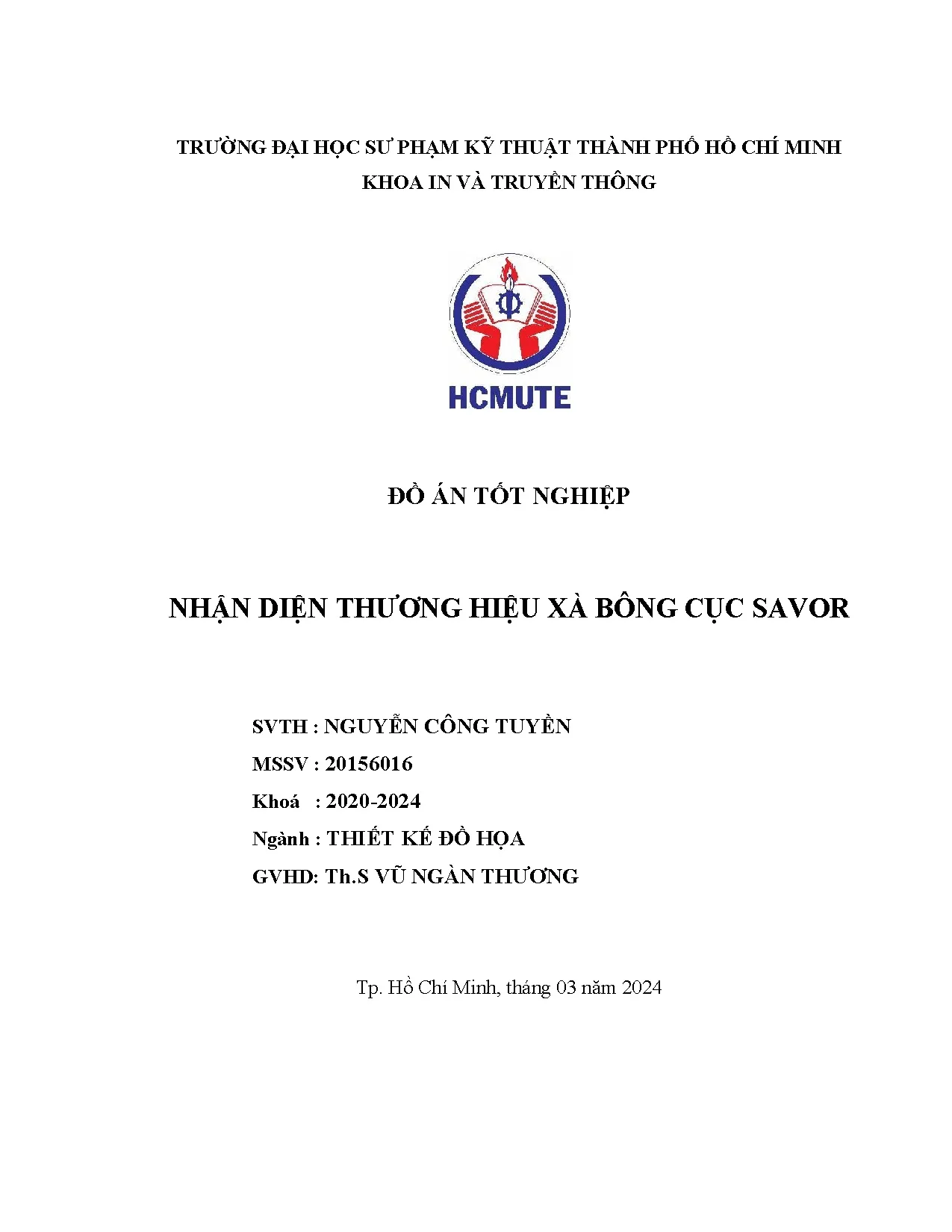 Đồ án tốt nghiệp - Nhận diện thương hiệu xà bông cục Savor - Trang 2