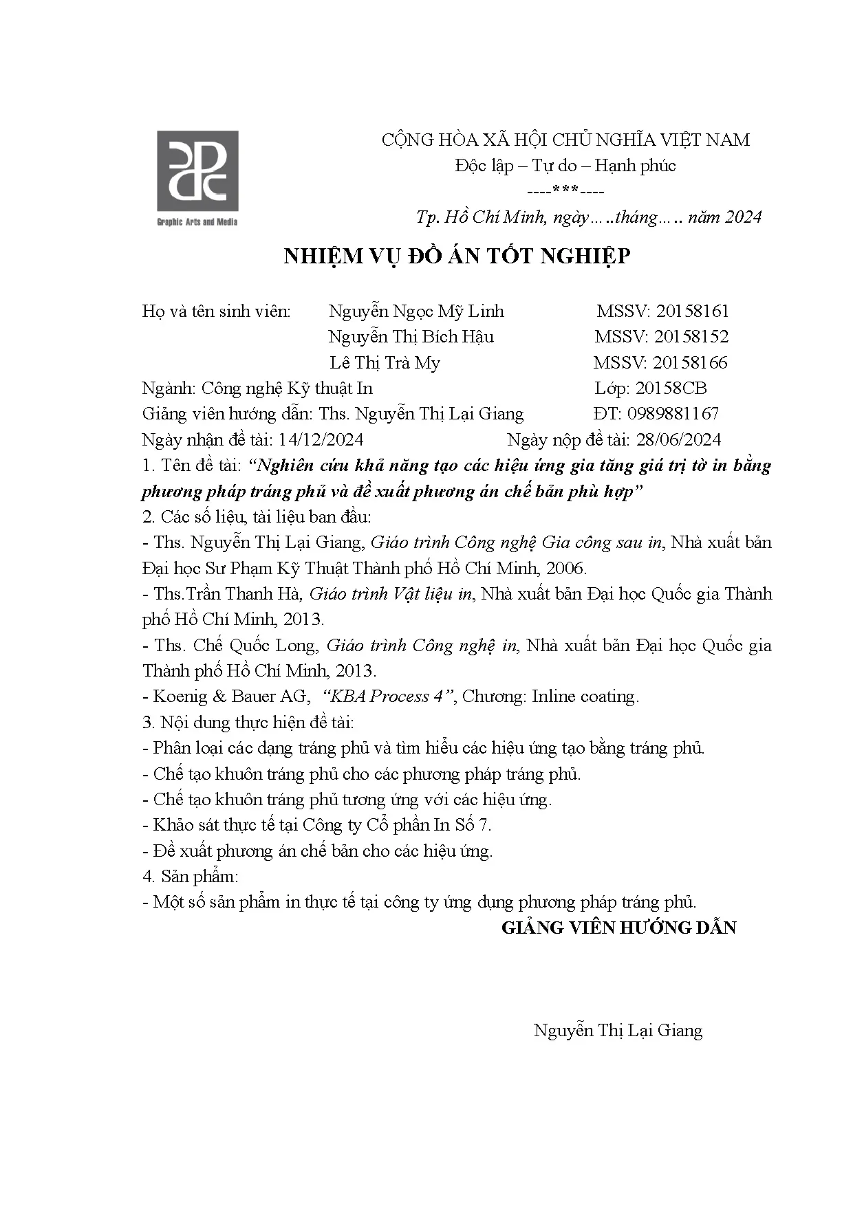 Đồ án tốt nghiệp - Nghiên cứu khả năng tạo các hiệu ứng gia tăng giá trị tờ in bằng PPTPVĐXPÁCBPH - Trang 3