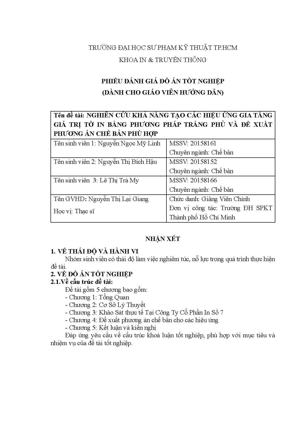 Đồ án tốt nghiệp - Nghiên cứu khả năng tạo các hiệu ứng gia tăng giá trị tờ in bằng PPTPVĐXPÁCBPH - Trang 4