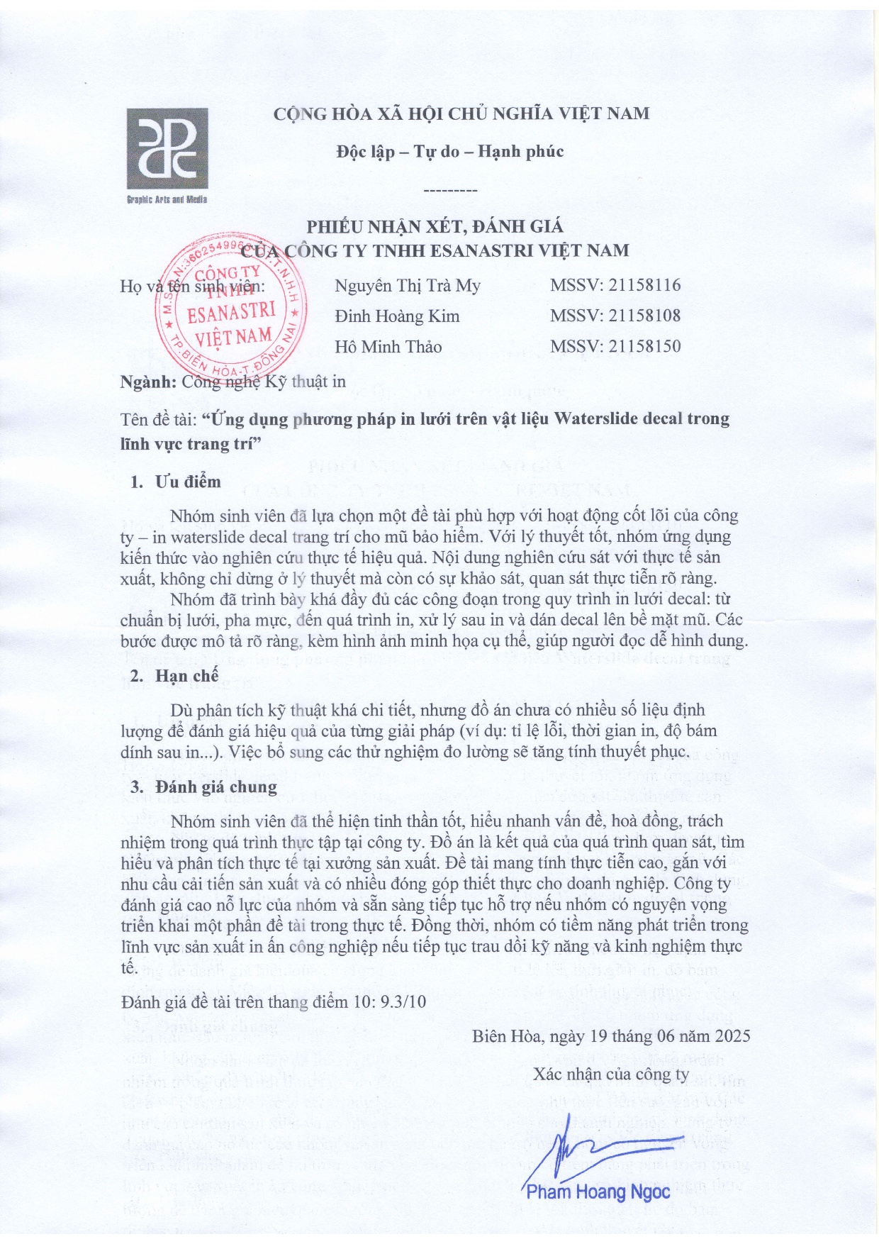 Đồ án tốt nghiệp - Ứng dụng phương pháp in lưới trên vật liệu Waterslide Decal trong lĩnh vực TT - Trang 124