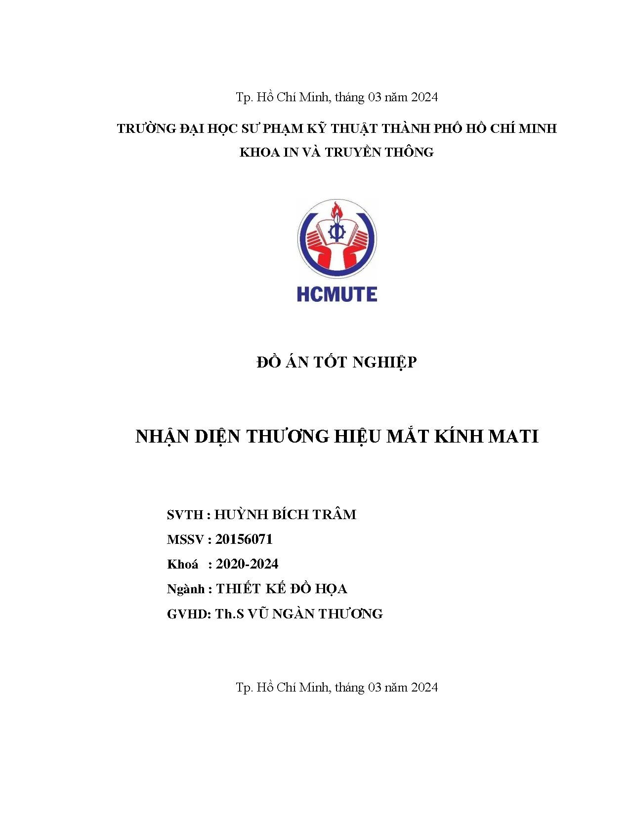 Đồ án tốt nghiệp - Bộ nhận diện thương hiệu Mắt kính Mati - Trang 2