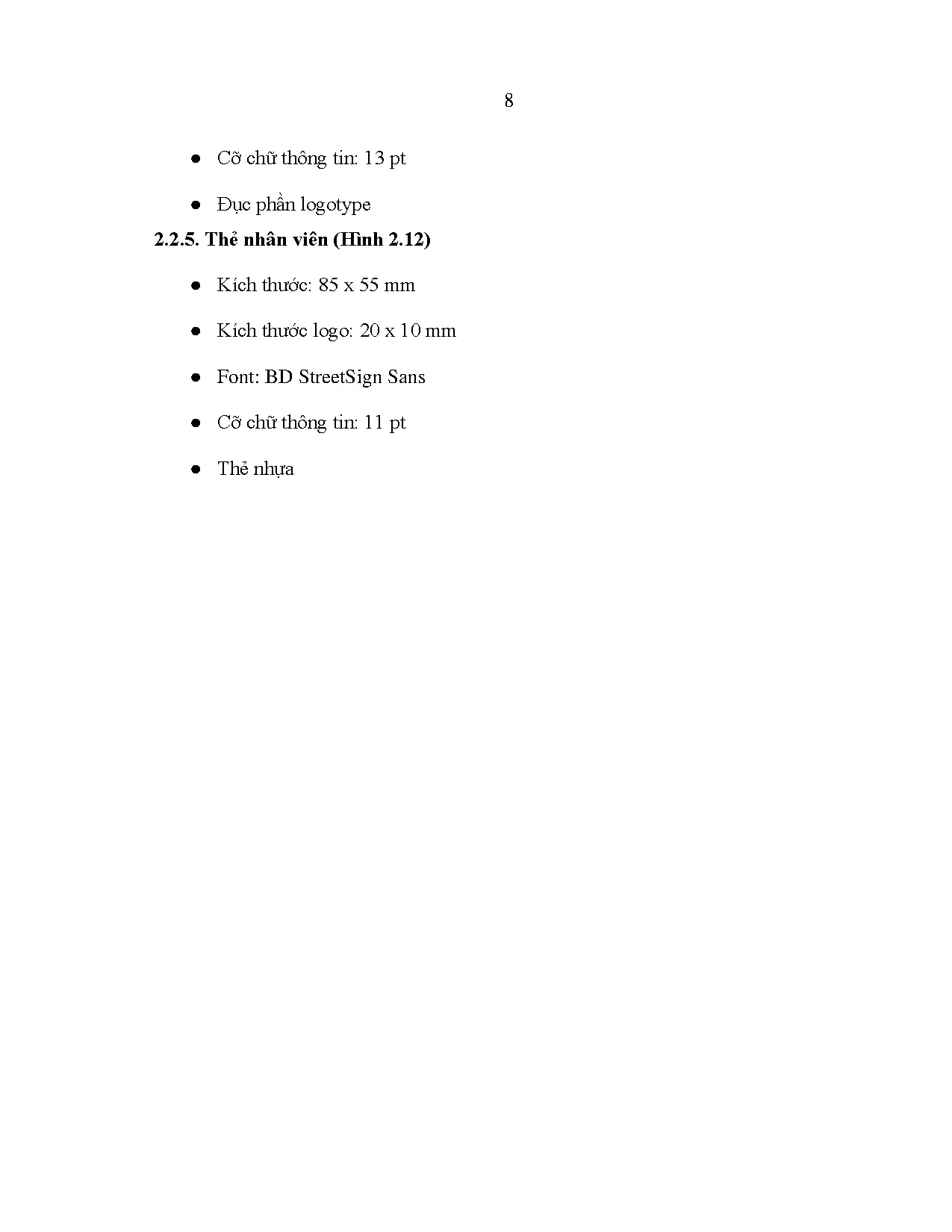 Đồ án tốt nghiệp - Bộ nhận diện thương hiệu Mắt kính Mati - Trang 22