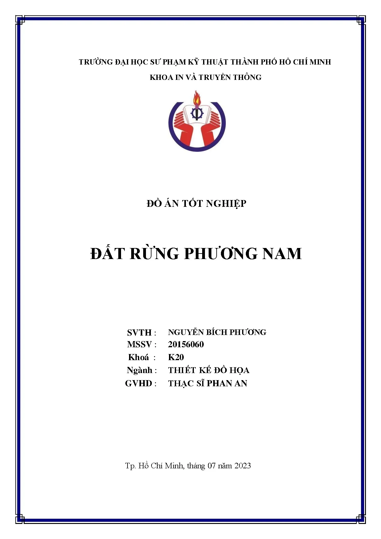 Đồ án tốt nghiệp - Đất rừng phương Nam