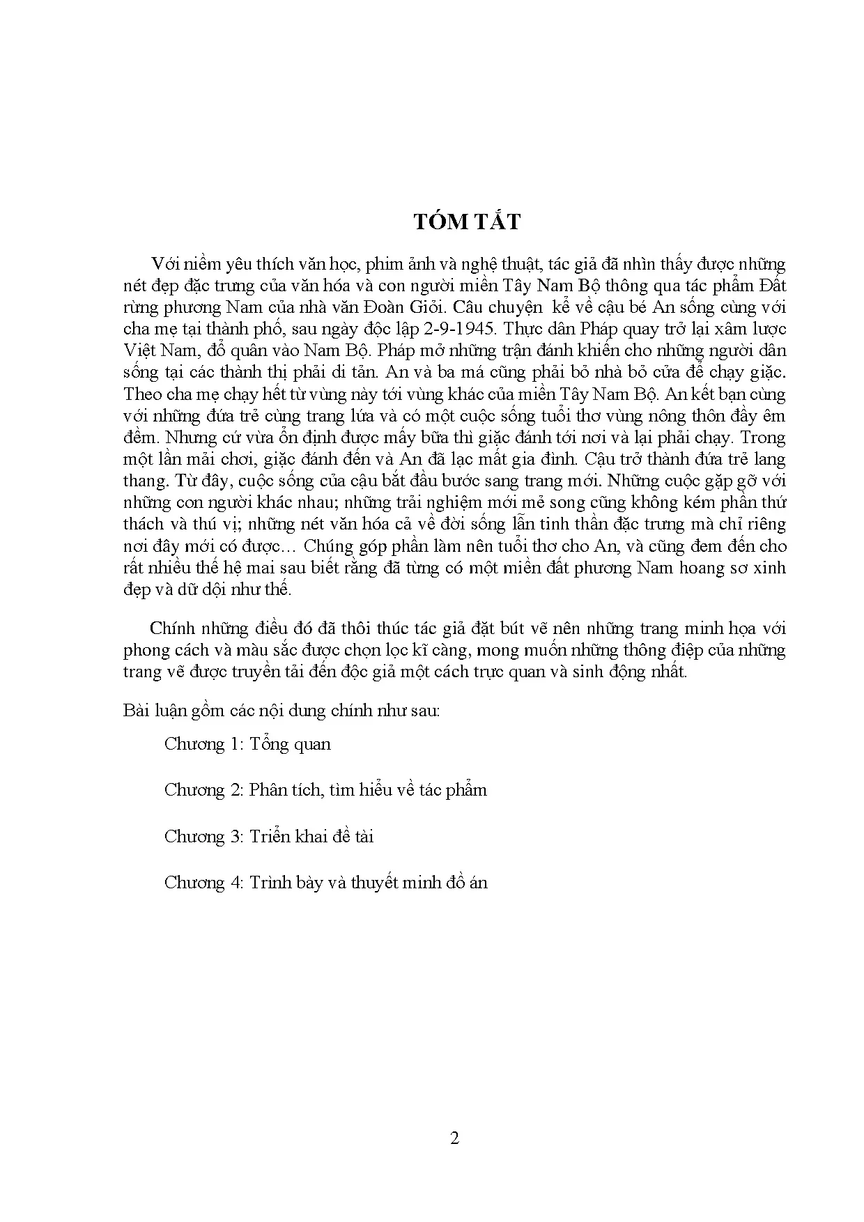 Đồ án tốt nghiệp - Đất rừng phương Nam - Trang 4