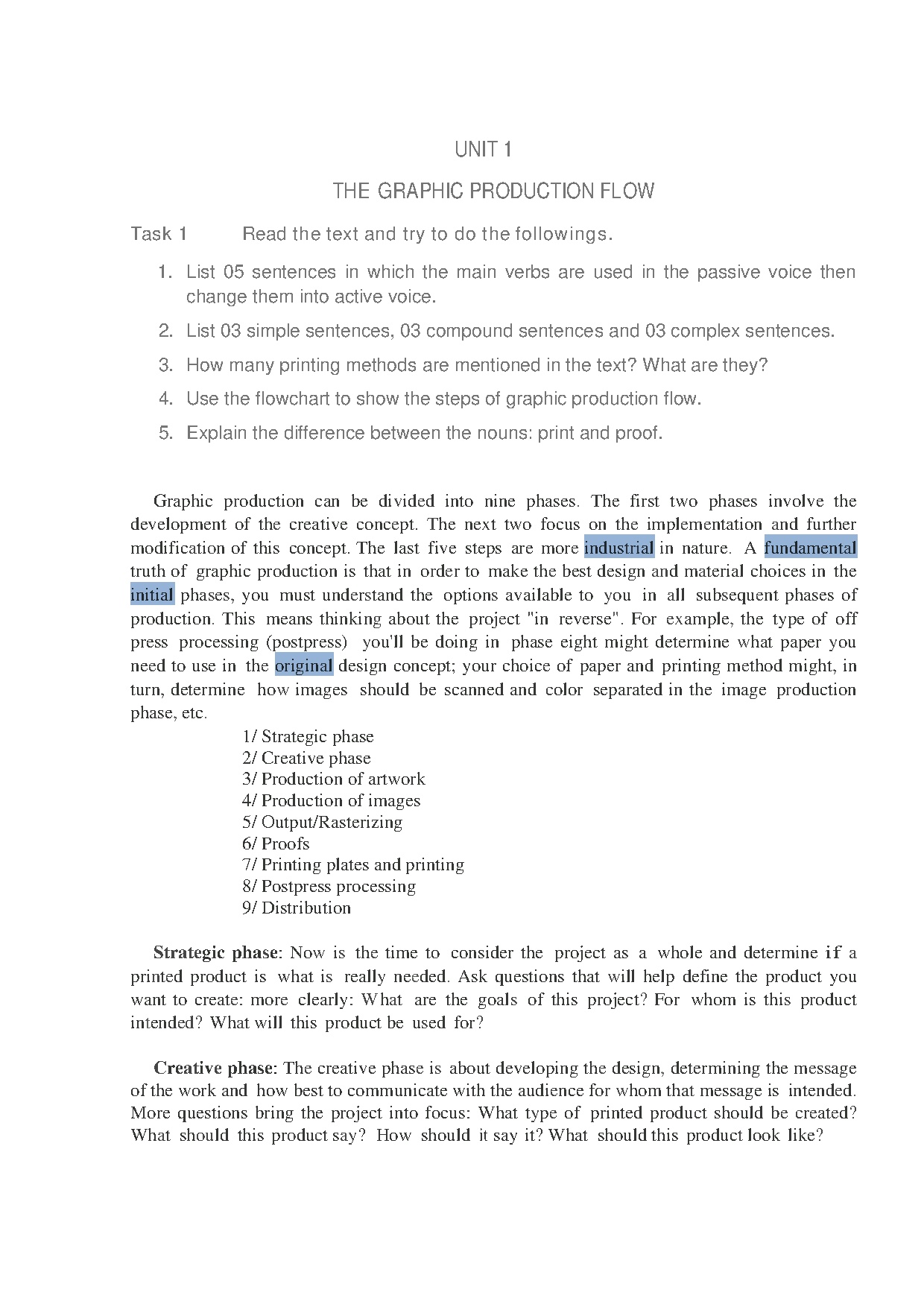 UNIT 1 - 4  Printing