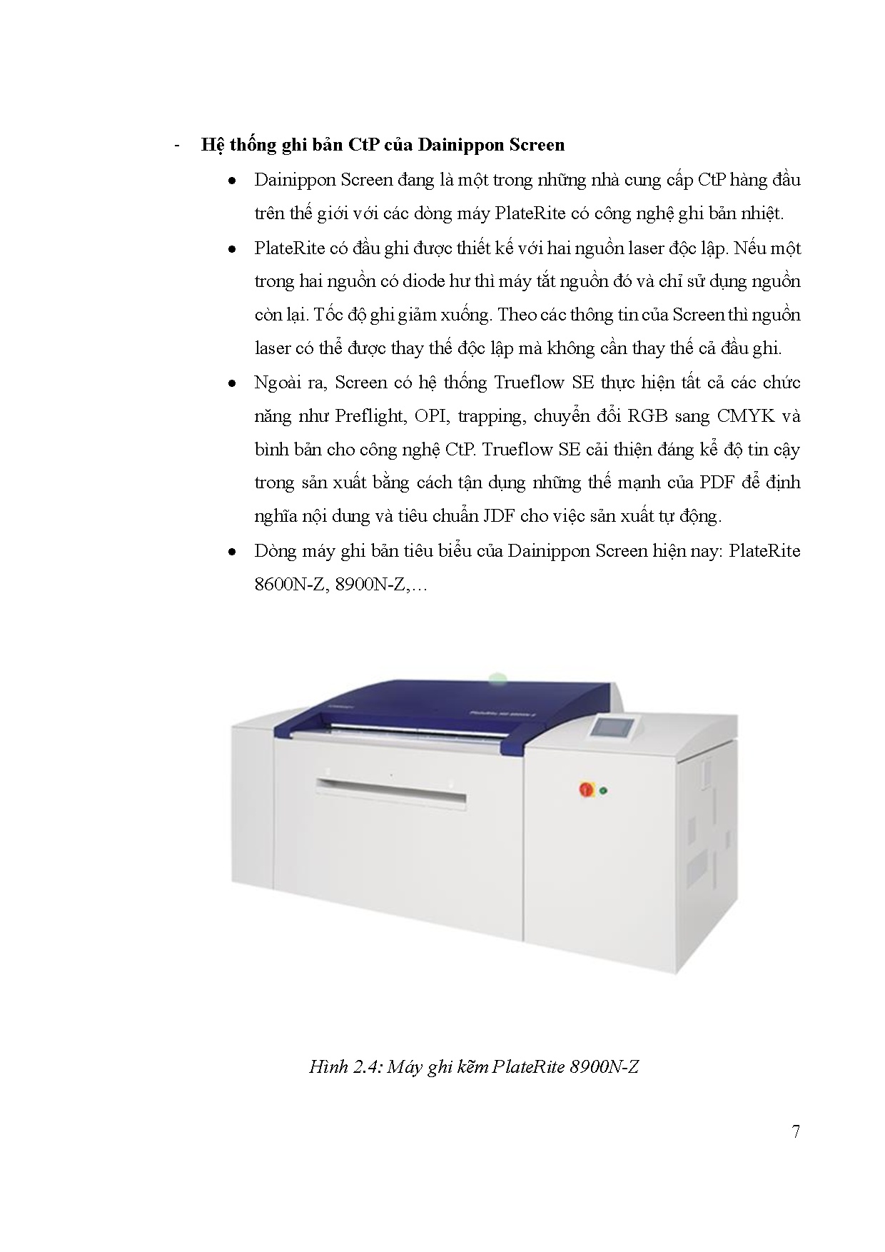 Đồ án tốt nghiệp - Nghiên cứu thiết lập quy trình chế bản CTP mới tại xưởng khoa in và truyền thông - Trang 28