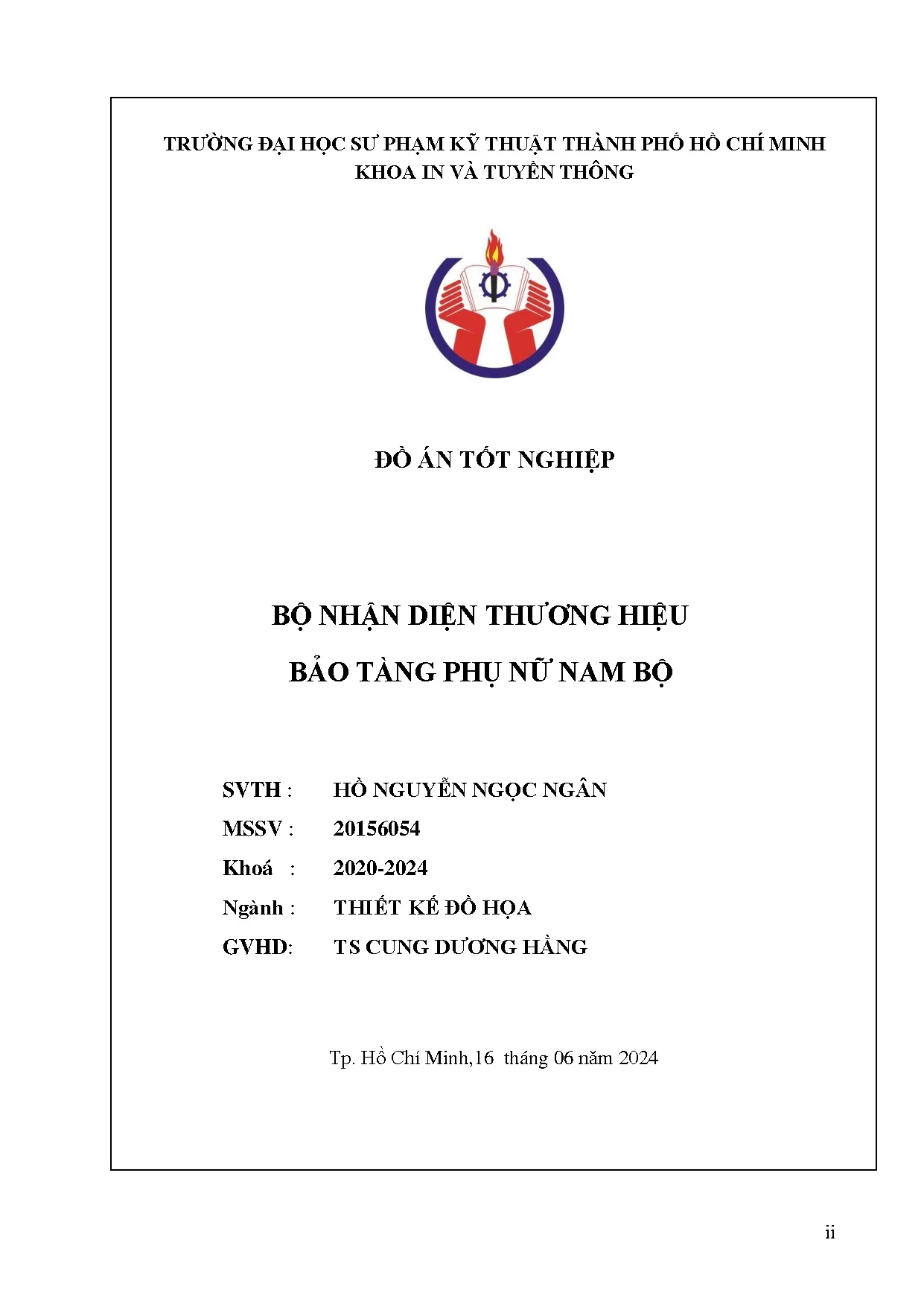 Đồ án tốt nghiệp - Bộ nhận diện thương hiệu Bảo tàng Phụ nữ Nam Bộ - Trang 2