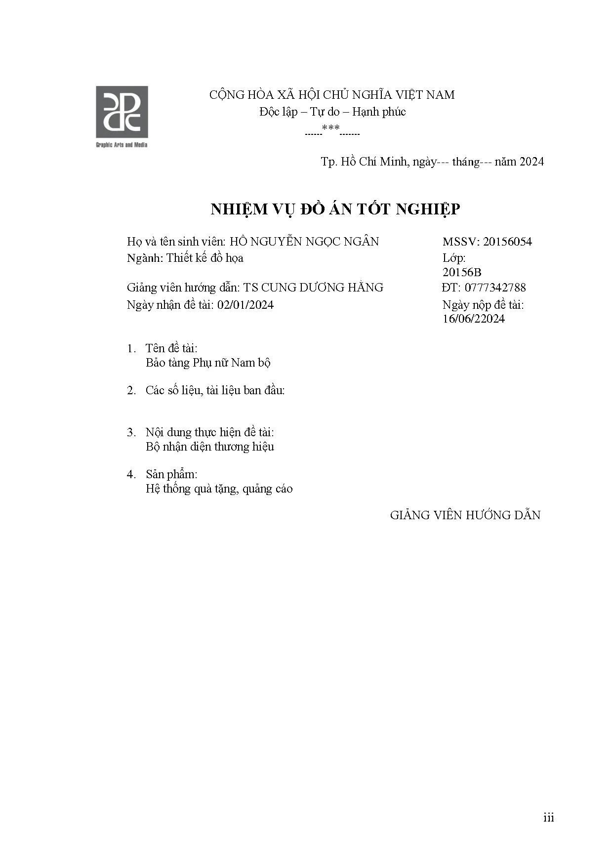 Đồ án tốt nghiệp - Bộ nhận diện thương hiệu Bảo tàng Phụ nữ Nam Bộ - Trang 3