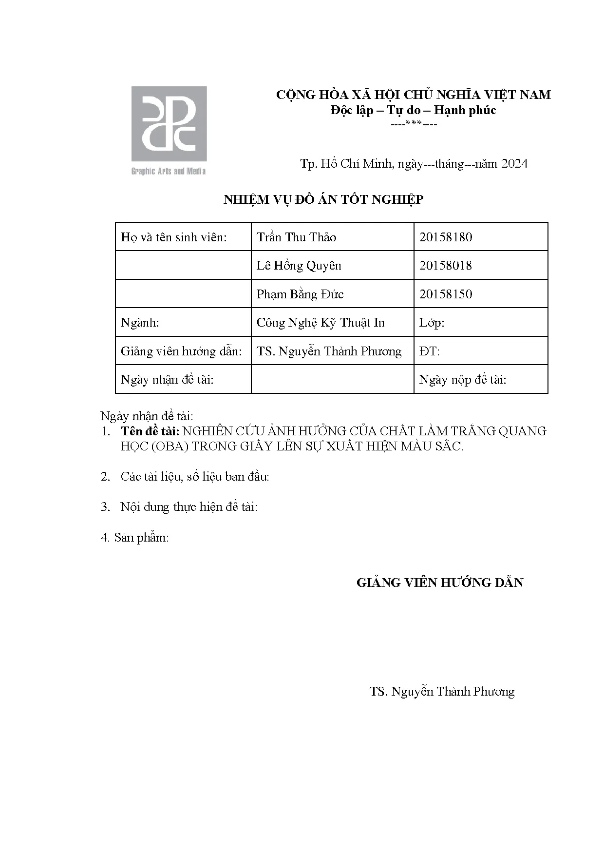Đồ án tốt nghiệp - Nghiên cứu ảnh hưởng của chất làm trắng quang học (OBA) trong giấy lên sự XHMS - Trang 3