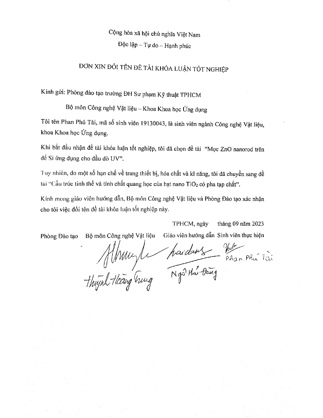 Đồ án tốt nghiệp - Cấu trúc tinh thể và tính chất quang học của hạt Nano TiO2 có pha tạp chất - Trang 2