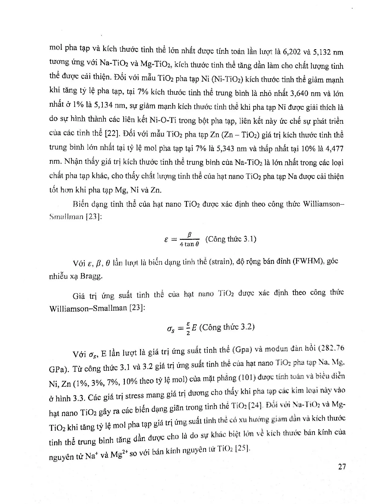 Đồ án tốt nghiệp - Cấu trúc tinh thể và tính chất quang học của hạt Nano TiO2 có pha tạp chất - Trang 41