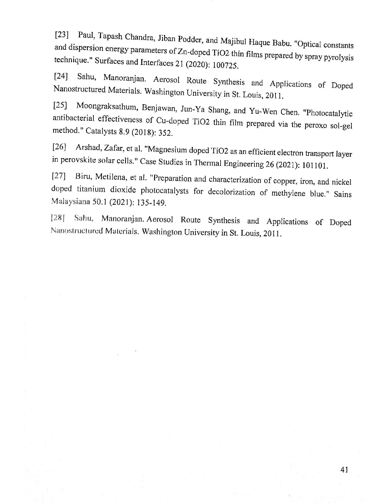 Đồ án tốt nghiệp - Cấu trúc tinh thể và tính chất quang học của hạt Nano TiO2 có pha tạp chất - Trang 55