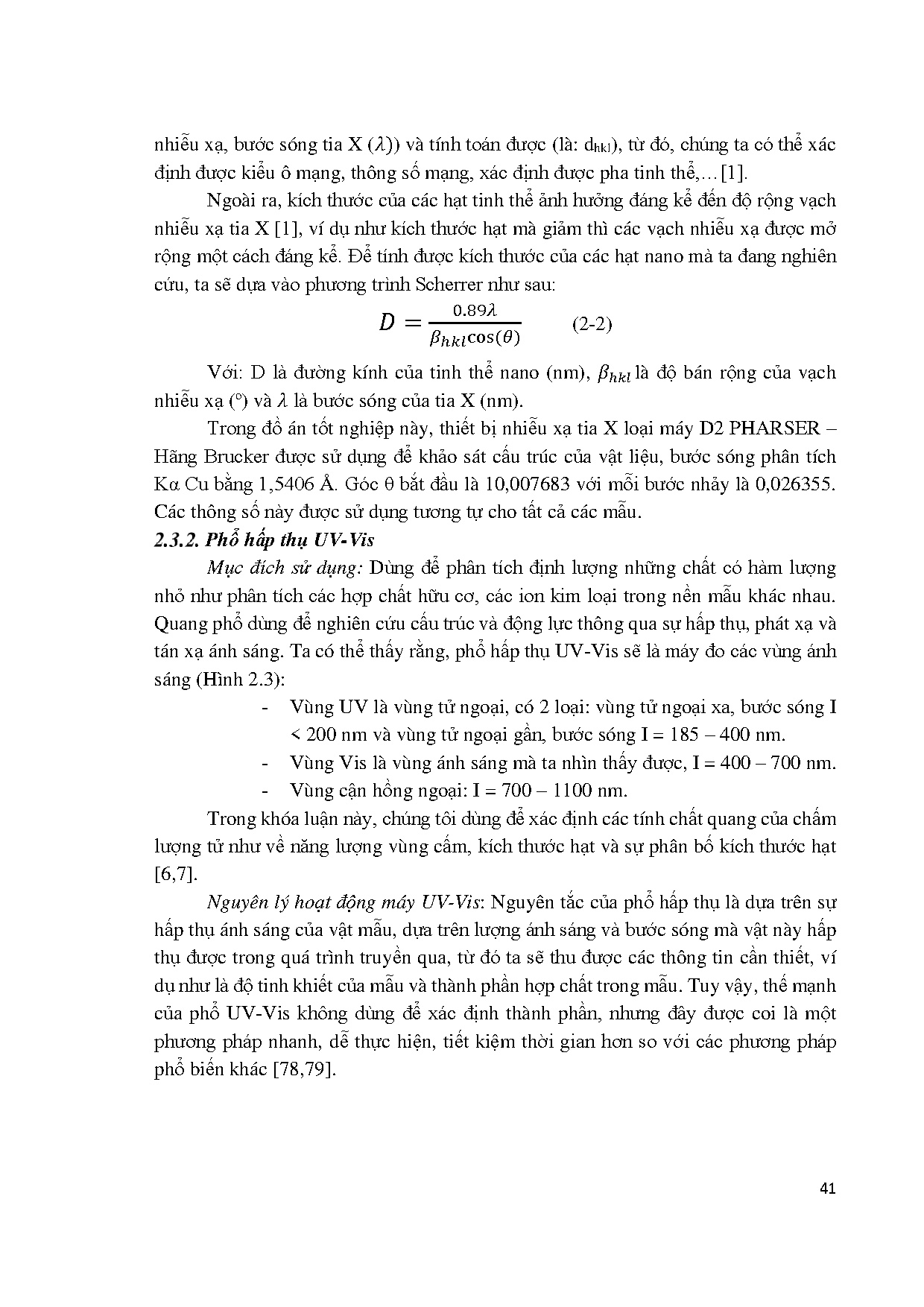 Đồ án tốt nghiệp - Tổng hợp và nghiên cứu tính chất quang của chấm lượng tử ZnS pha TMPTCVĐPT ( N . - Trang 59