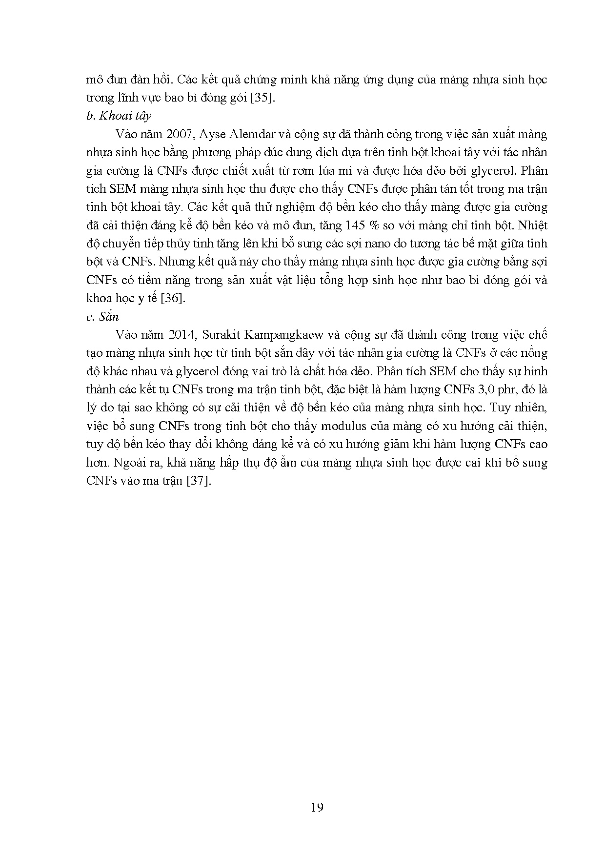 Đồ án tốt nghiệp - Nghiên cứu chiết xuất tinh bột từ hạt bơ Booth, định hướng ứng dụng chế tạo NSH - Trang 35