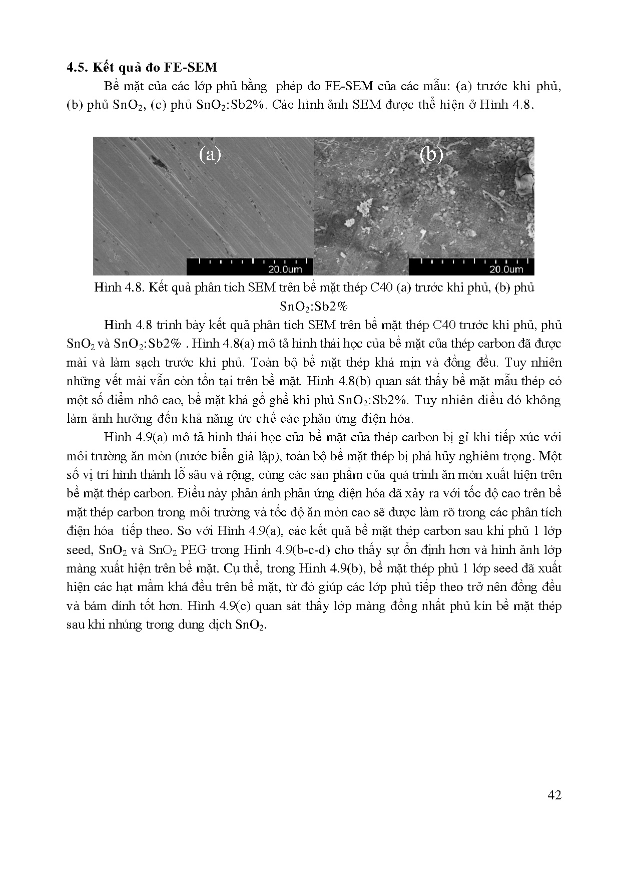 Đồ án tốt nghiệp - Nghiên cứu khả năng chống ăn mòn trong nước biển và xăng sinh học của bồn CXBT - Trang 61