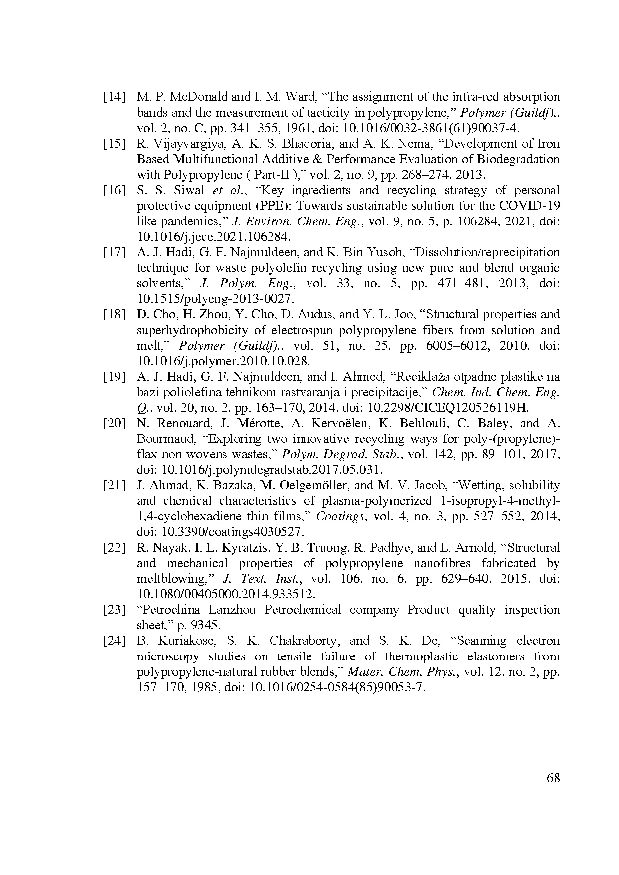 Đồ án tốt nghiệp - Nghiên cứu chế tạo tấm vách ngăn từ rác thải khẩu trang y tế bằng phương pháp ÉN - Trang 87