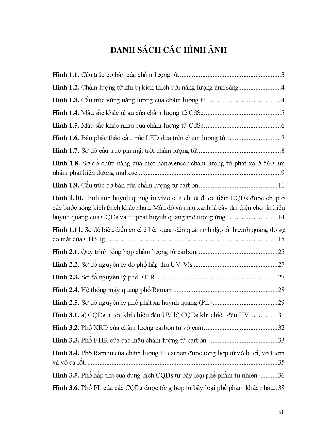 Đồ án tốt nghiệp - Tổng hợp và khảo sát tính chất quang của chấm lượng tử carbon từ nguồn phế THC - Trang 13