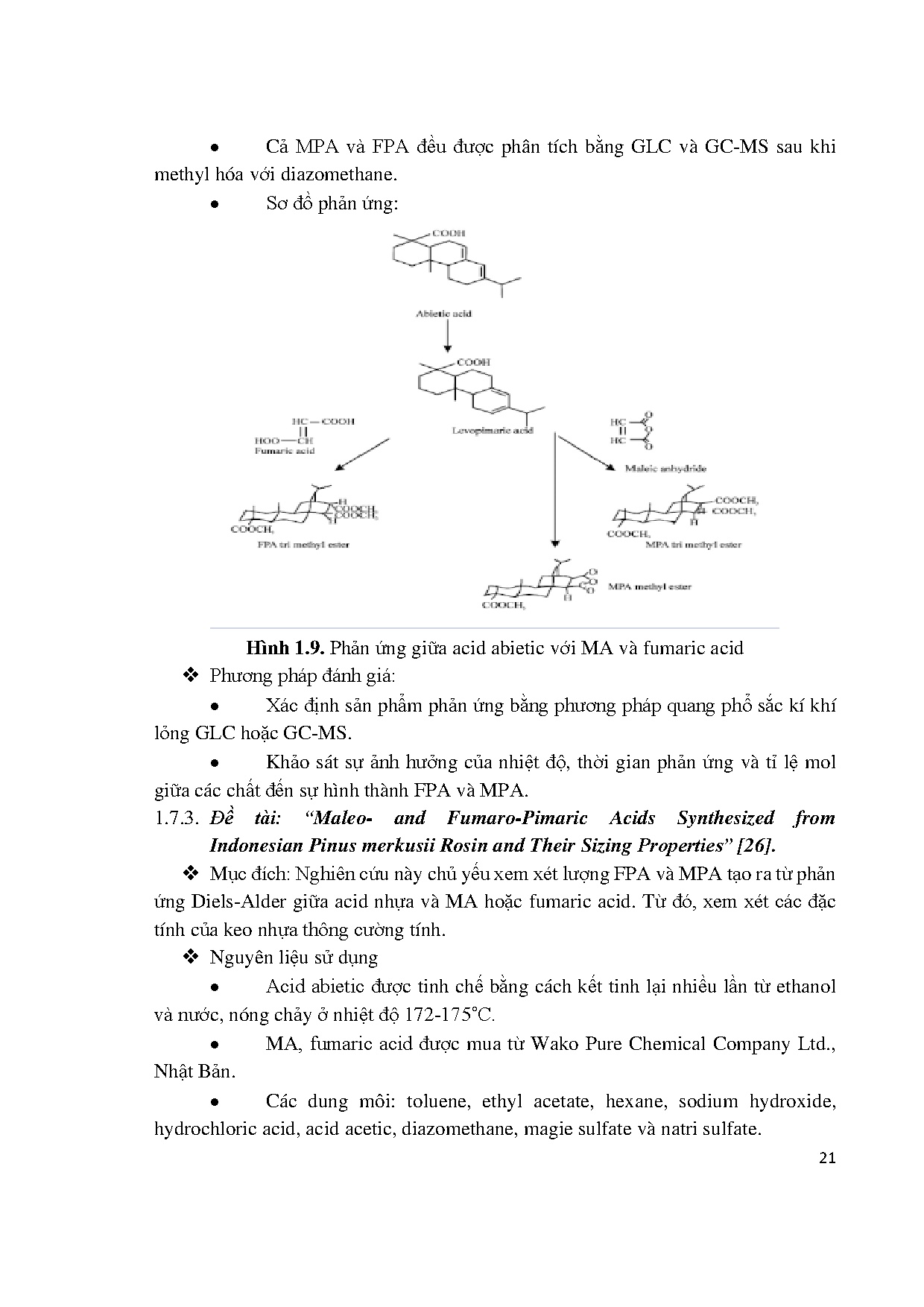 Đồ án tốt nghiệp - Khảo sát các điều kiện tổng hợp keo nhựa thông - Trang 33