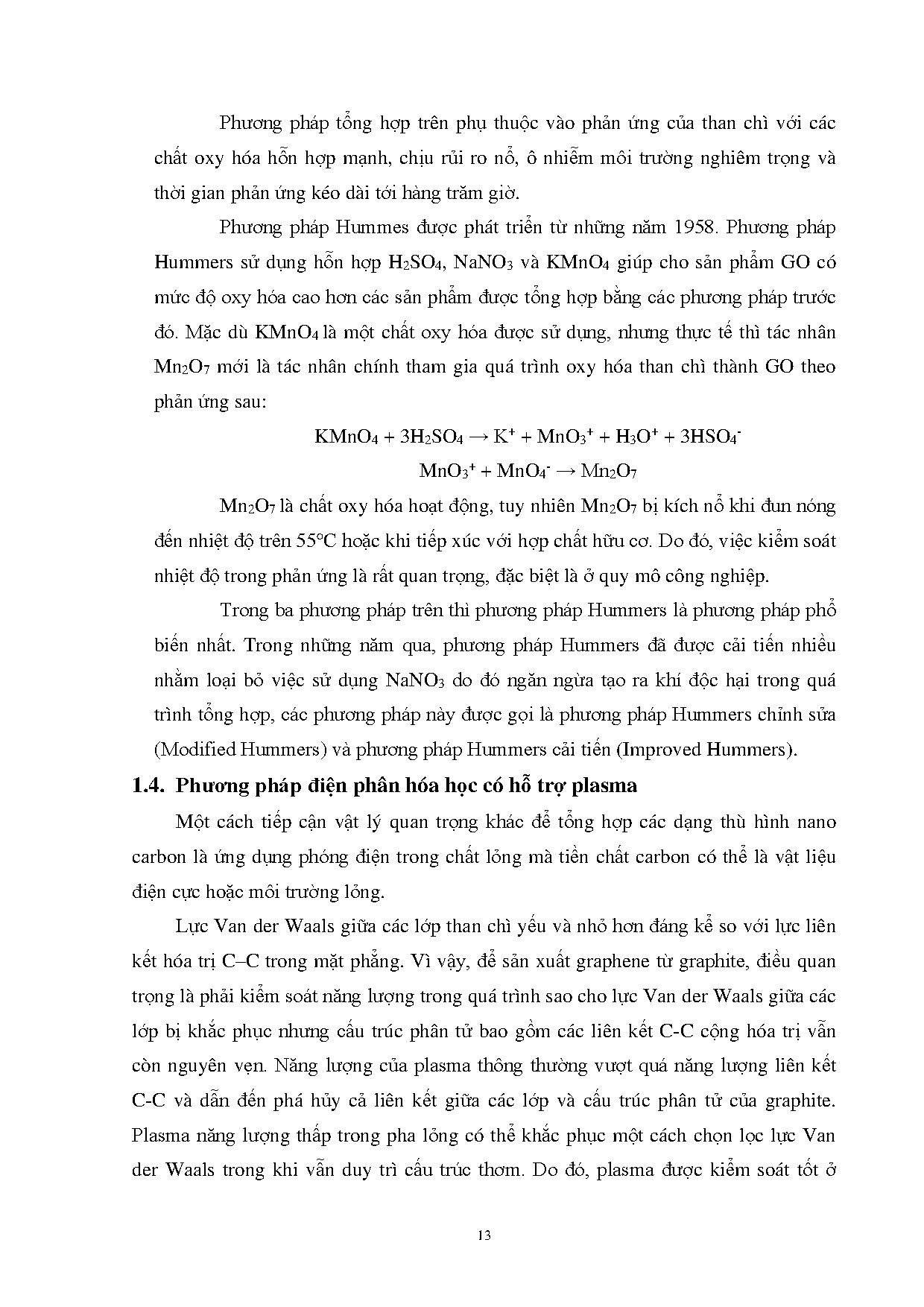 Đồ án tốt nghiệp - Chế tạo Graphene/ Graphene Oxide từ lõi pin cũ bằng phương pháp điện PHHCSHTCP - Trang 31