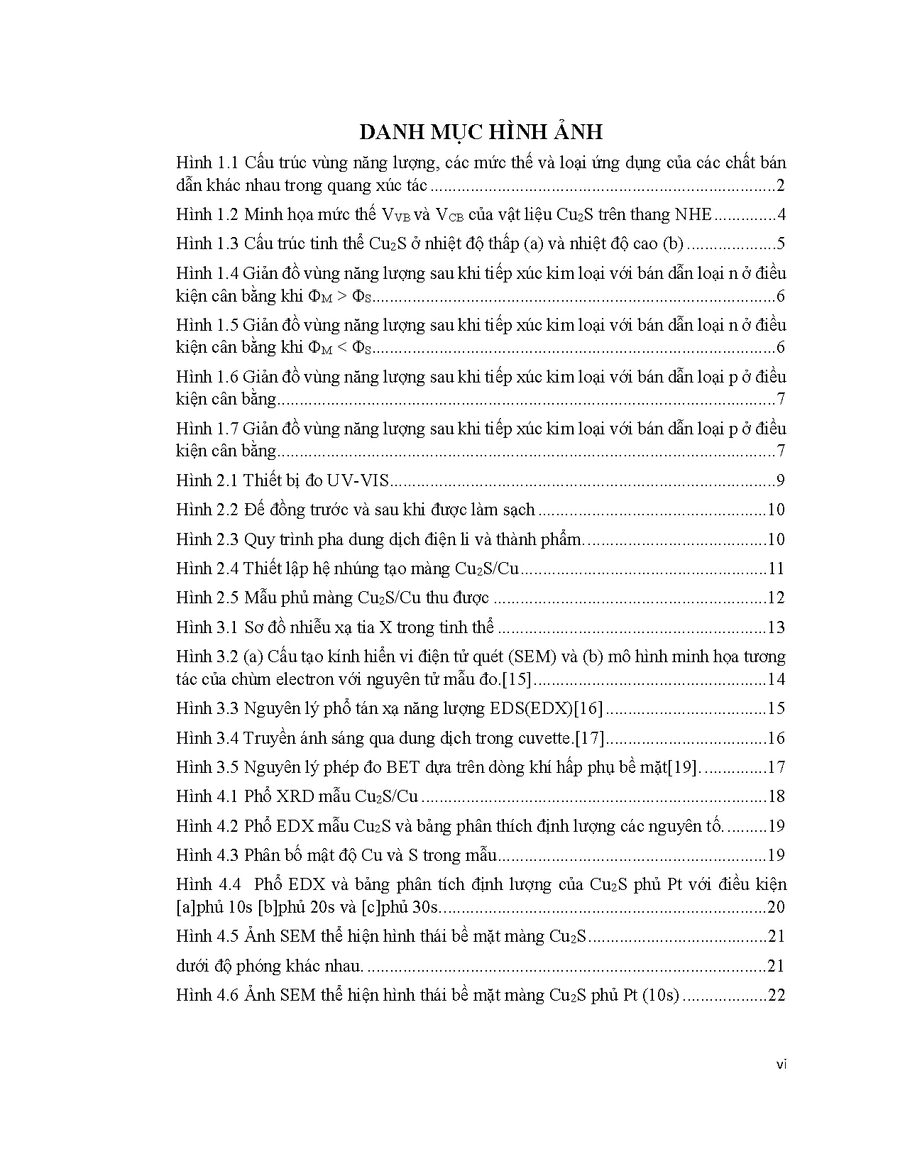 Đồ án tốt nghiệp - Chế tạo và khảo sát tính chất quang xúc tác của vật liệu Cu2S - Trang 11