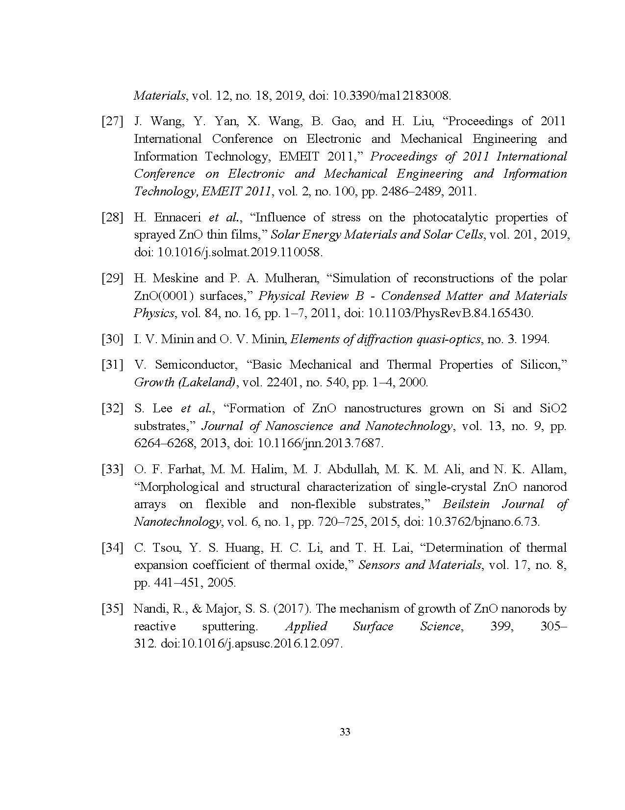 Đồ án tốt nghiệp - Khảo sát sự phụ thuộc của cấu trúc tinh thể và tính chất bề mặt của TZO ( TCLĐS - Trang 46