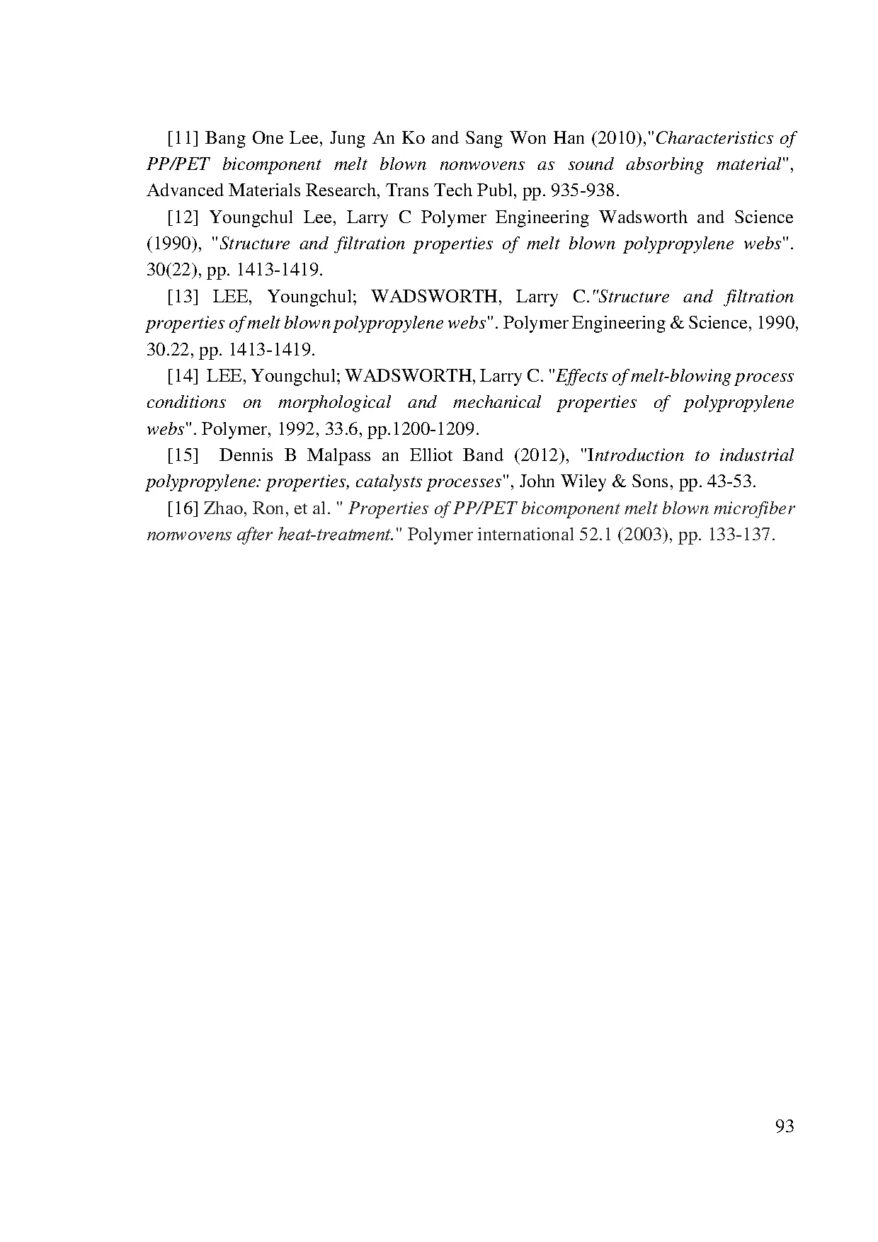 Đồ án tốt nghiệp - Thiết kế nhà máy sản xuất vải không dệt Pokypropylene năng suất 300 tấn / năm - Trang 111