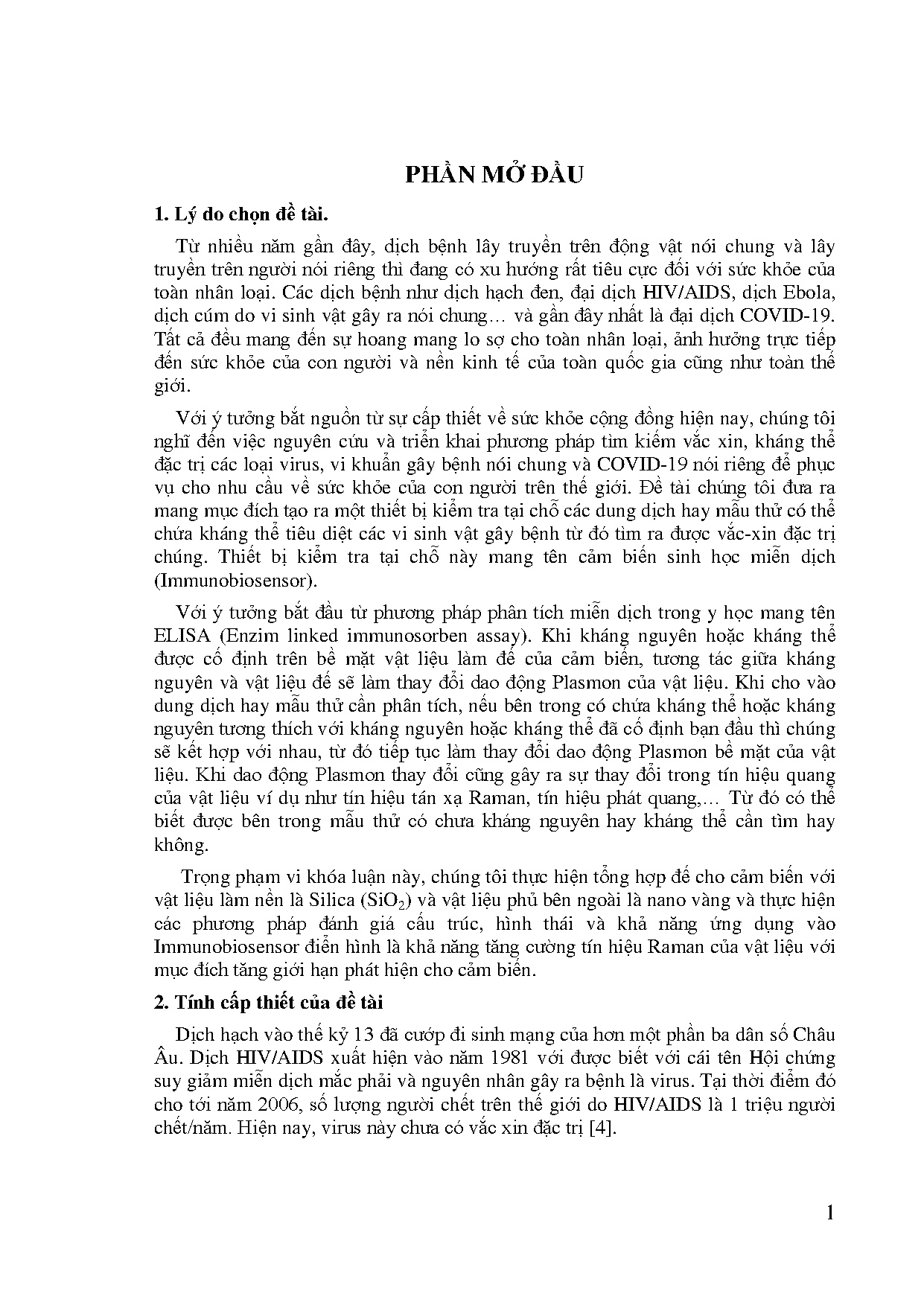 Đồ án tốt nghiệp - Nghiên cứu tổng hợp vật liệu SiO2 bọc Nano vàng hướng tới ứng dụng cho cảm BSHMD - Trang 16