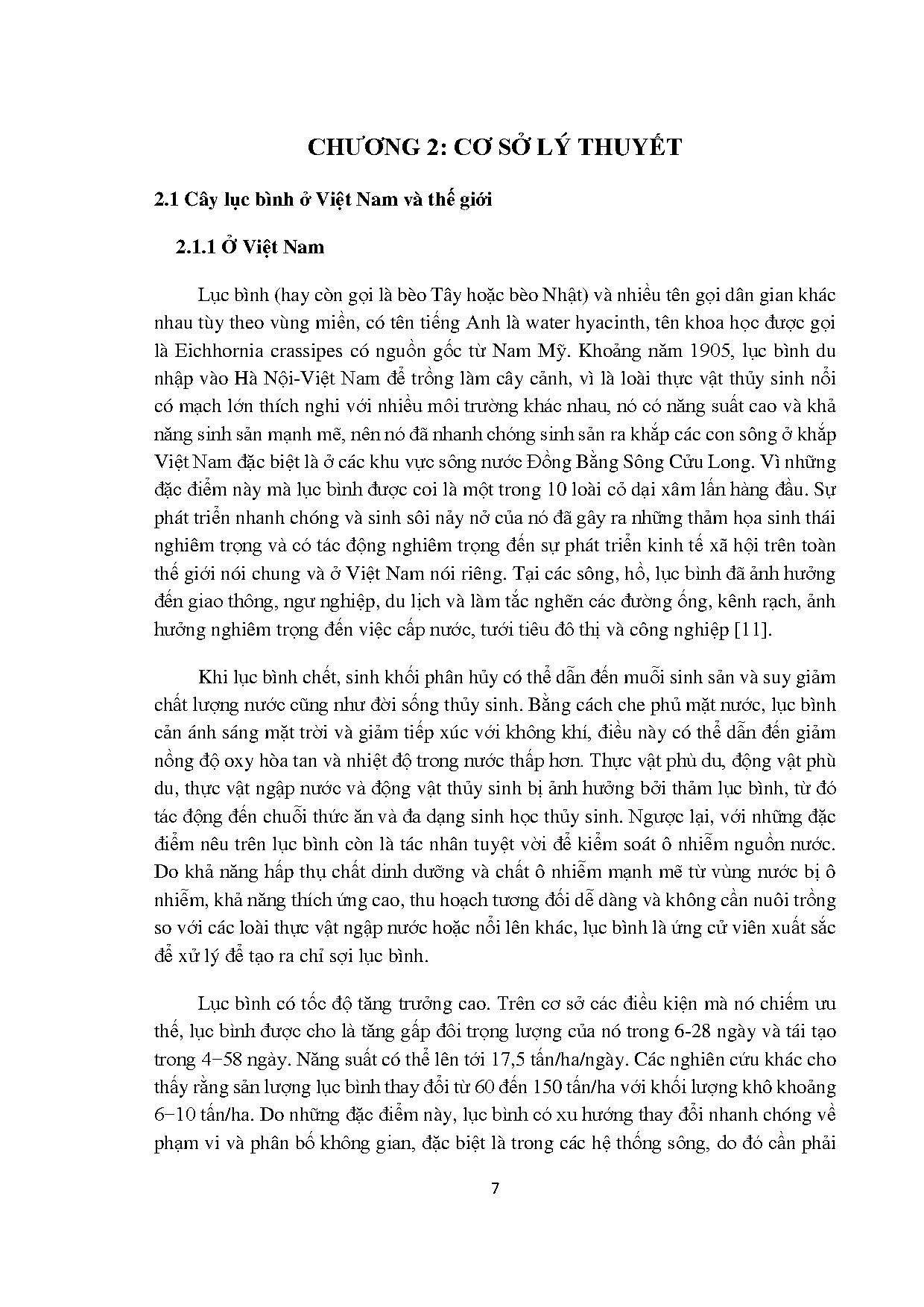 Đồ án tốt nghiệp - Nghiên cứu phát triển sản phẩm sợi từ cây lục bình với nhựa Polypropylene - Trang 21