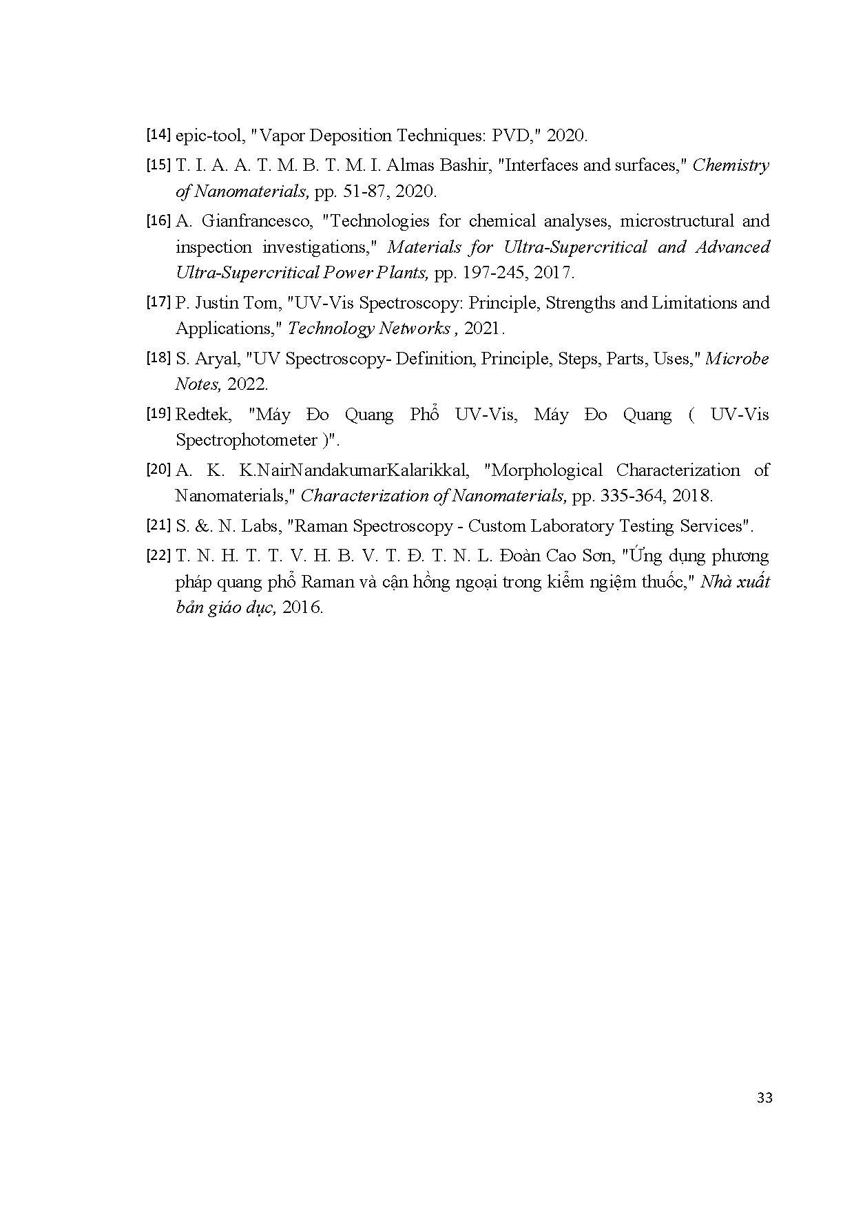 Đồ án tốt nghiệp - Nghiên cứu khả năng tăng cường tín hiệu Raman của chất Rhodamine B trên nền SCT 3 - Trang 46