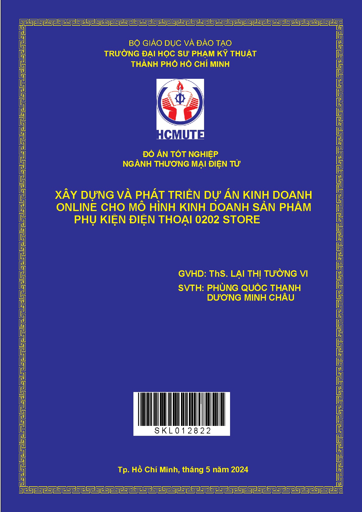 Đồ án tốt nghiệp - Xây dựng và phát triển dự án kinh doanh online cho mô hình kinh doanh SPPKĐT 0 S