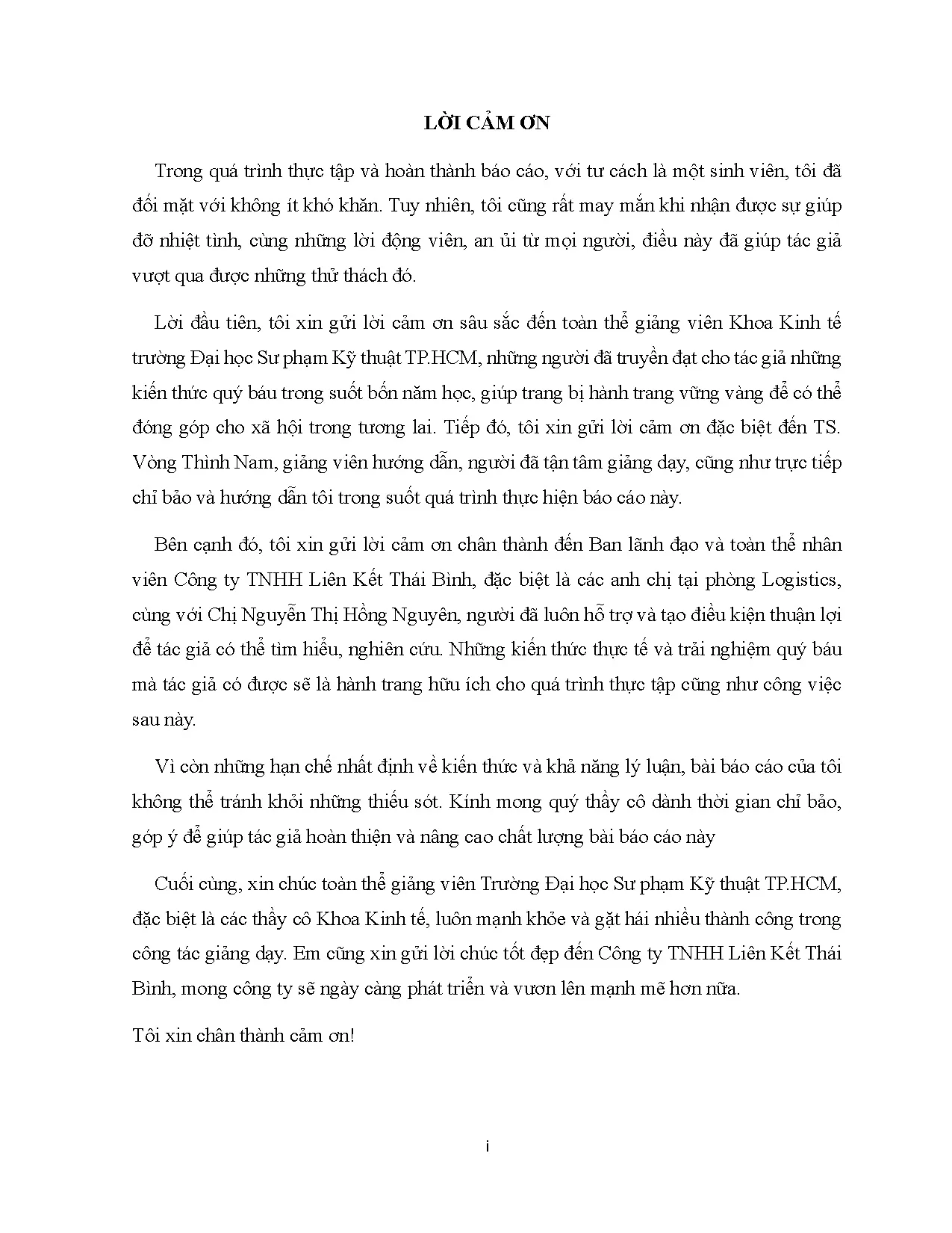 Đồ án tốt nghiệp - Hoàn thiện hoạt động mua hàng nội địa tại Công ty TNHH Liên Kết Thái Bình - Trang 3