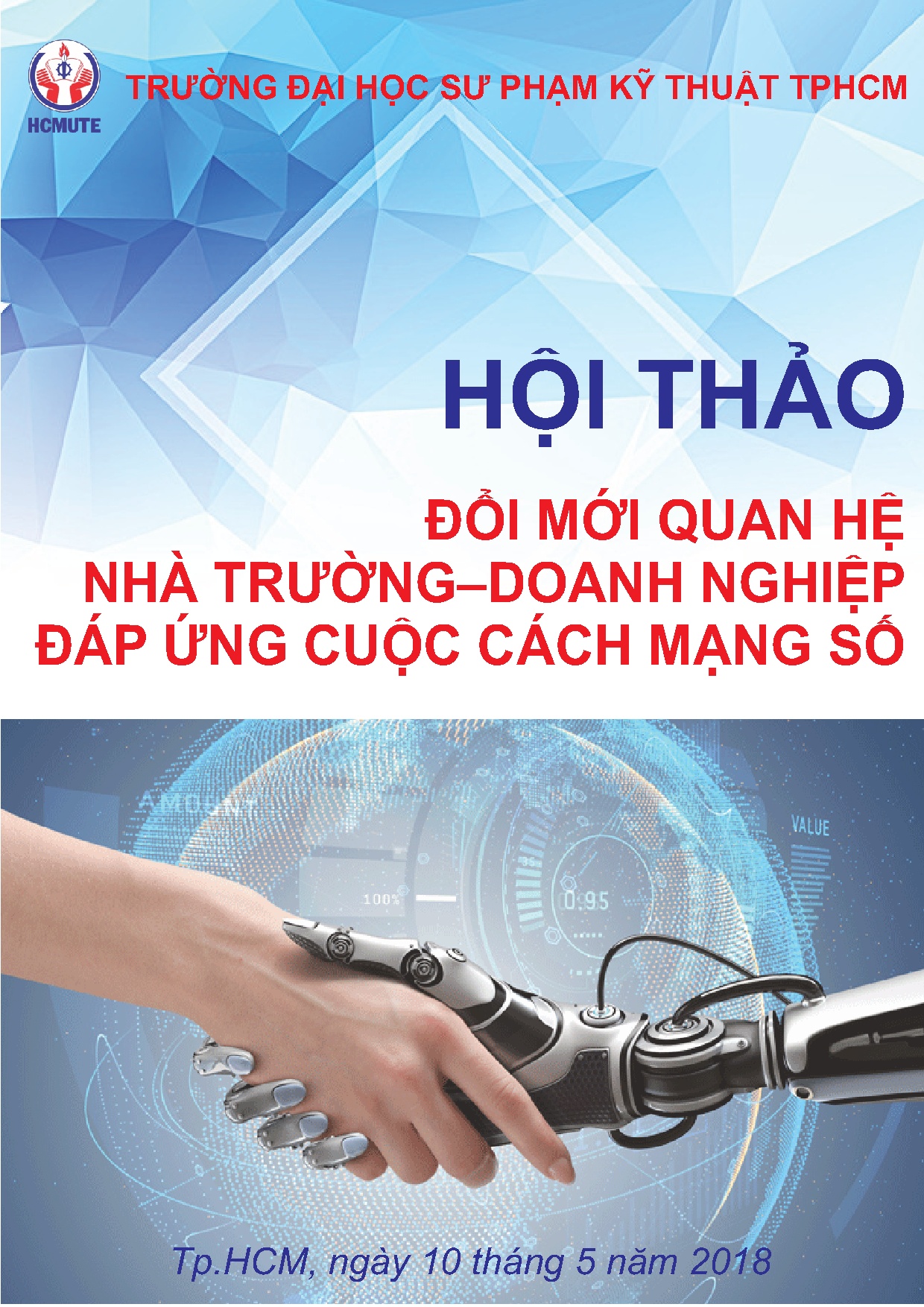 Hội thảo Đổi mới quan hệ nhà trường - Doanh nghiệp đáp ứng cuộc cách mạng số (HCMUTE)