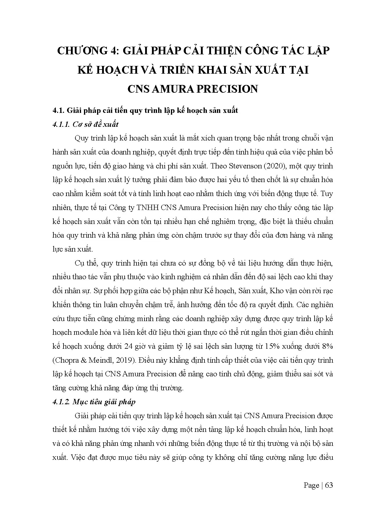 Đồ án tốt nghiệp - Thực trạng công tác lên kế hoạch sản xuất và các vấn đề khi TKTHTXÉN - CTTCAP - Trang 74