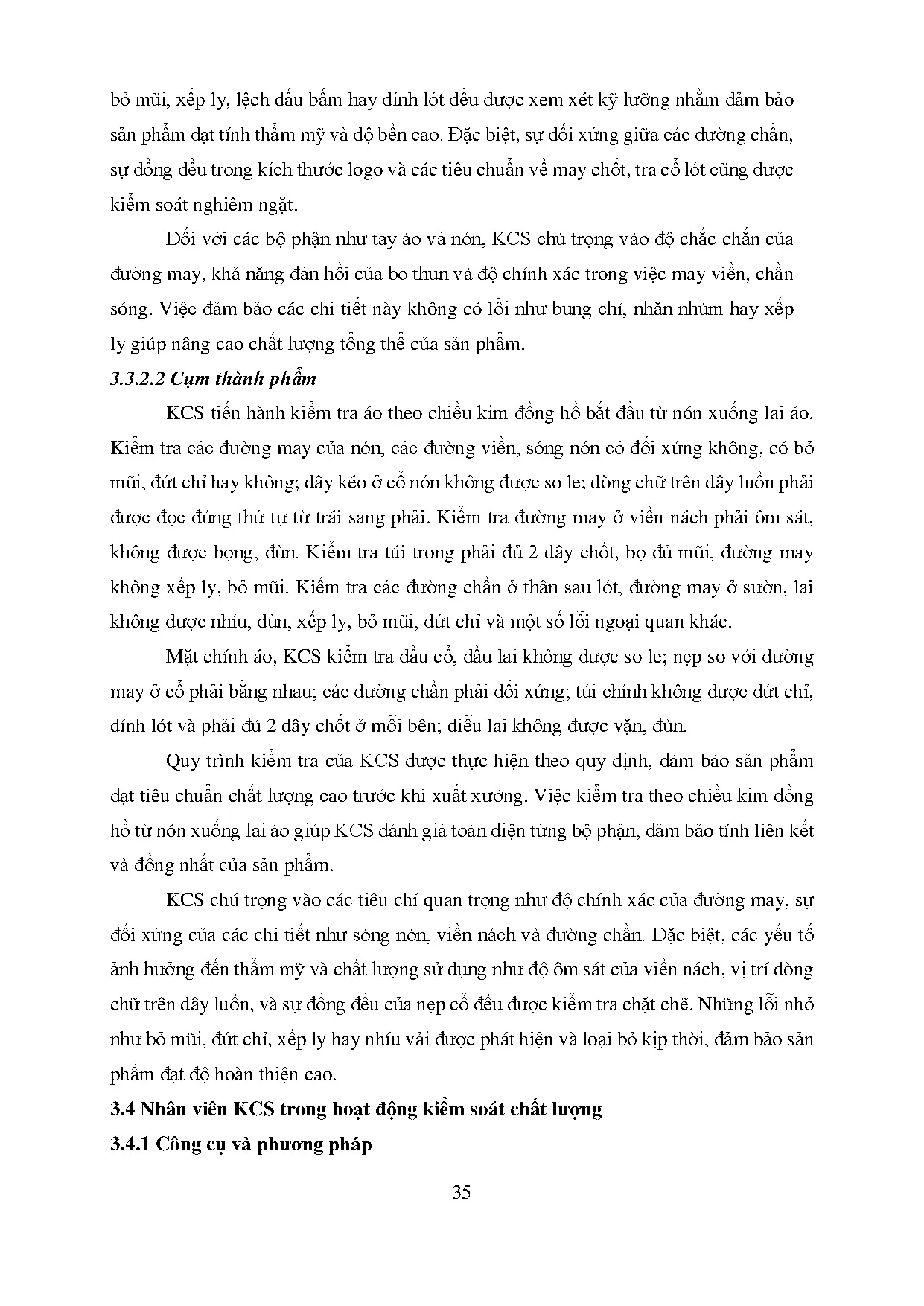 Đồ án tốt nghiệp - Phân tích thực trạng và đề xuất giải pháp kiểm soát chất lượng mã HO 1 TTCTCPMNB - Trang 46