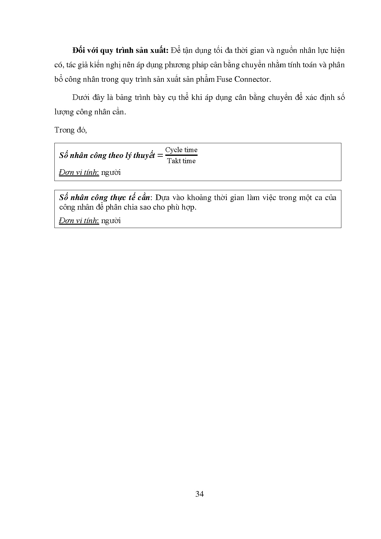 Đồ án tốt nghiệp - Giải pháp cải thiện Bottleneck trong quy trình sản xuất sản phẩm FCTCTTFFOVN - Trang 44