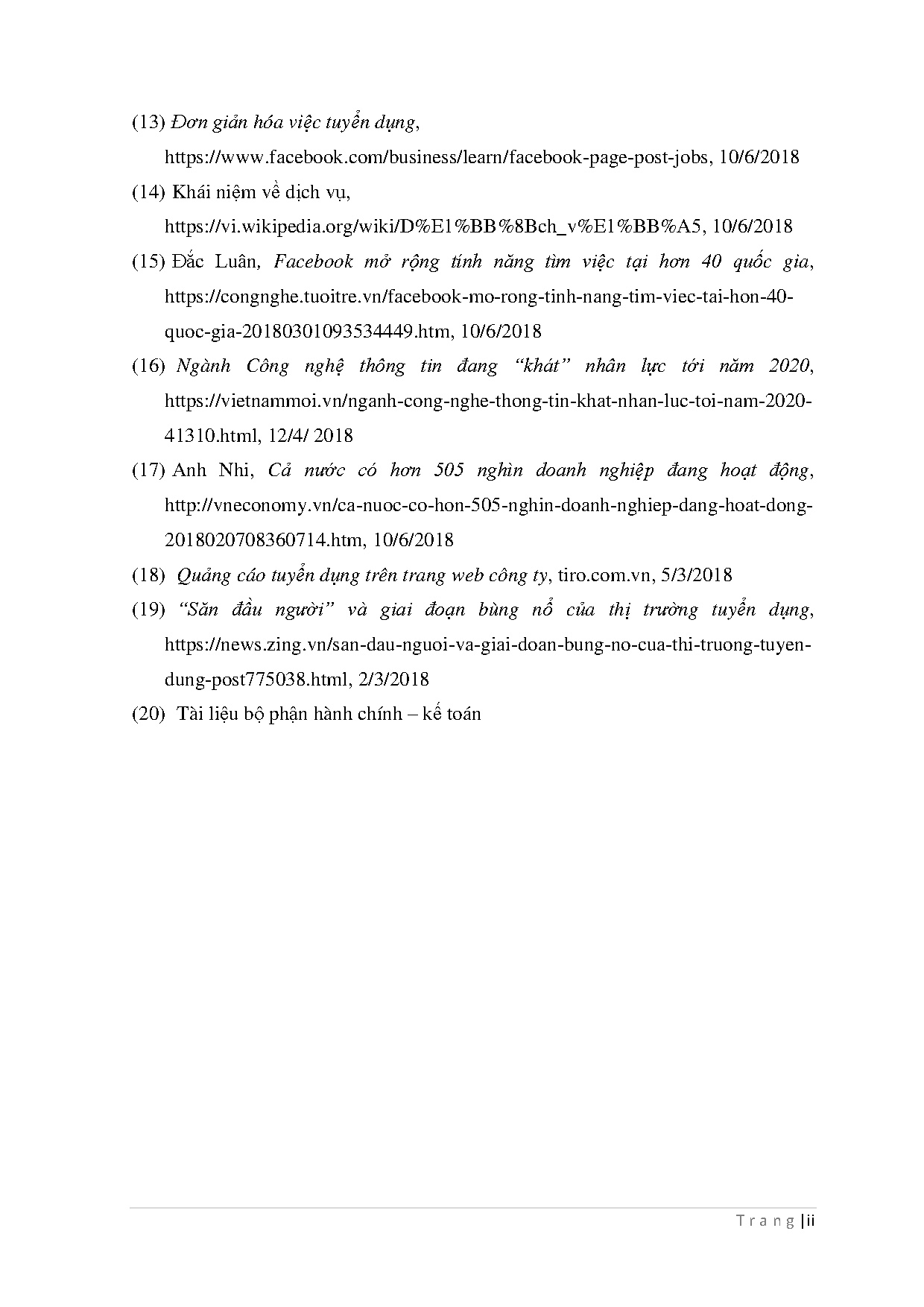 Ảnh một số trang tài liệu