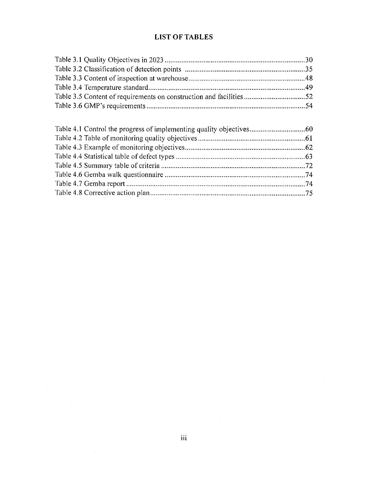 Đồ án tốt nghiệp - Analysis of current application status of quality management system ATMSACFFCL - Trang 4