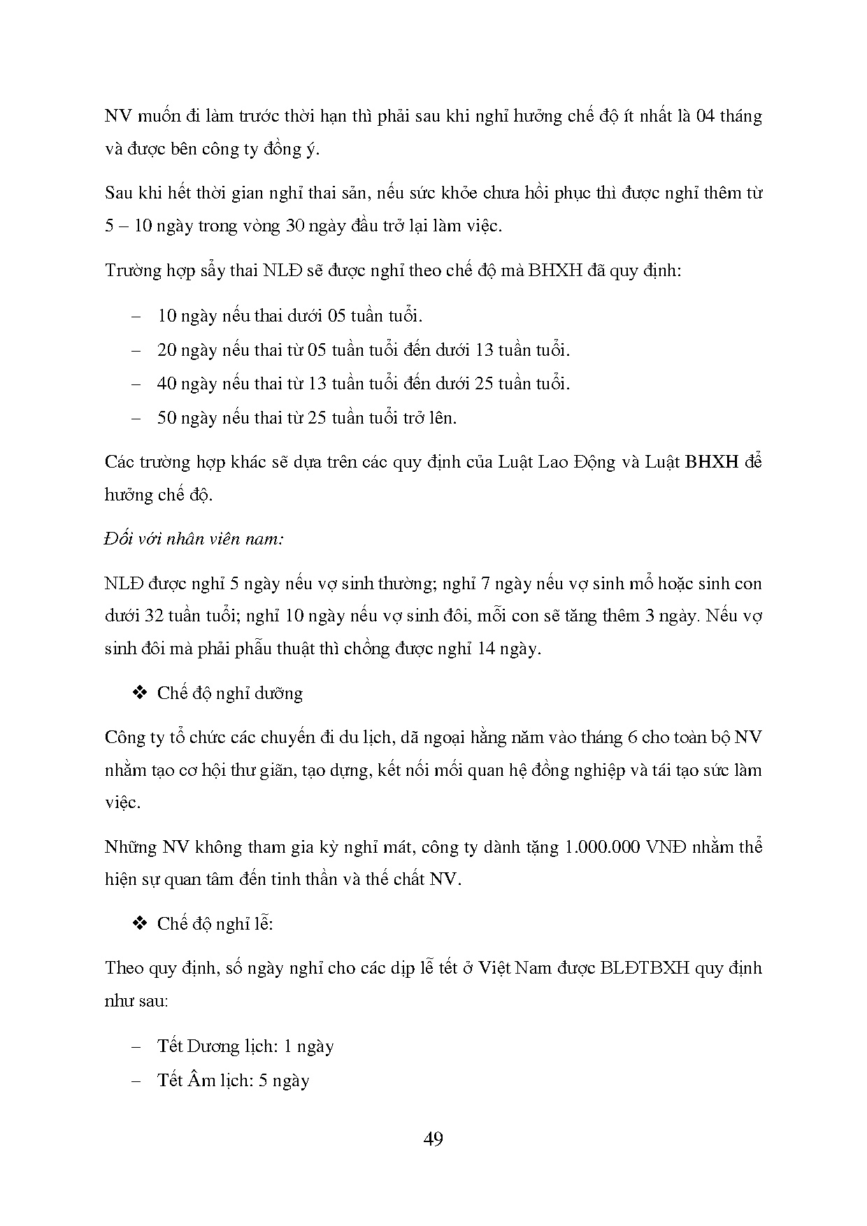 Đồ án tốt nghiệp - Hoàn thiện công tác đãi ngộ nhân sự tại Công ty TNHH Sức Bật - Trang 61