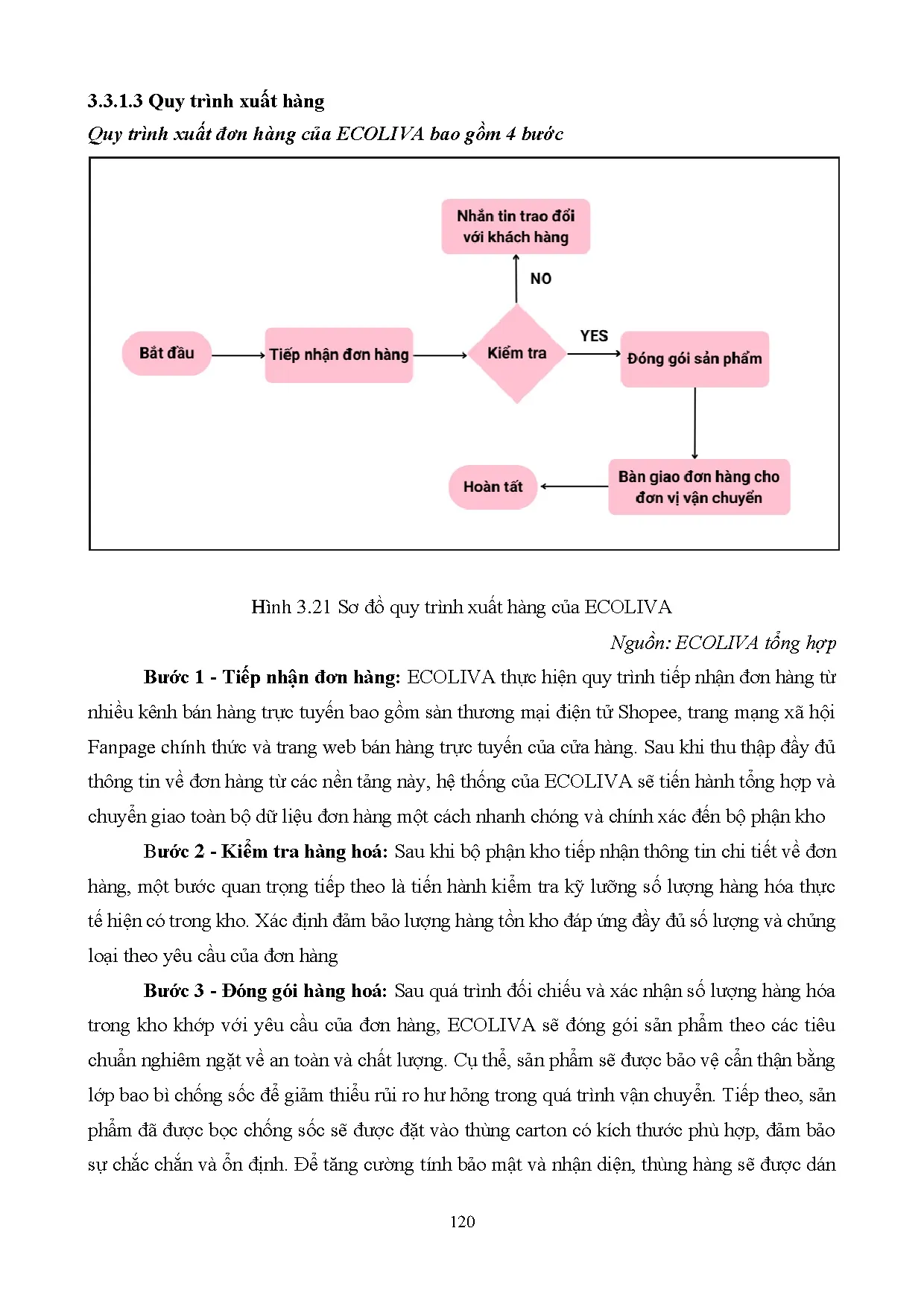 Đồ án tốt nghiệp - Dự án kinh doanh xây dựng và phát triển kênh bán hàng trực tuyến Healthy food E - Trang 142