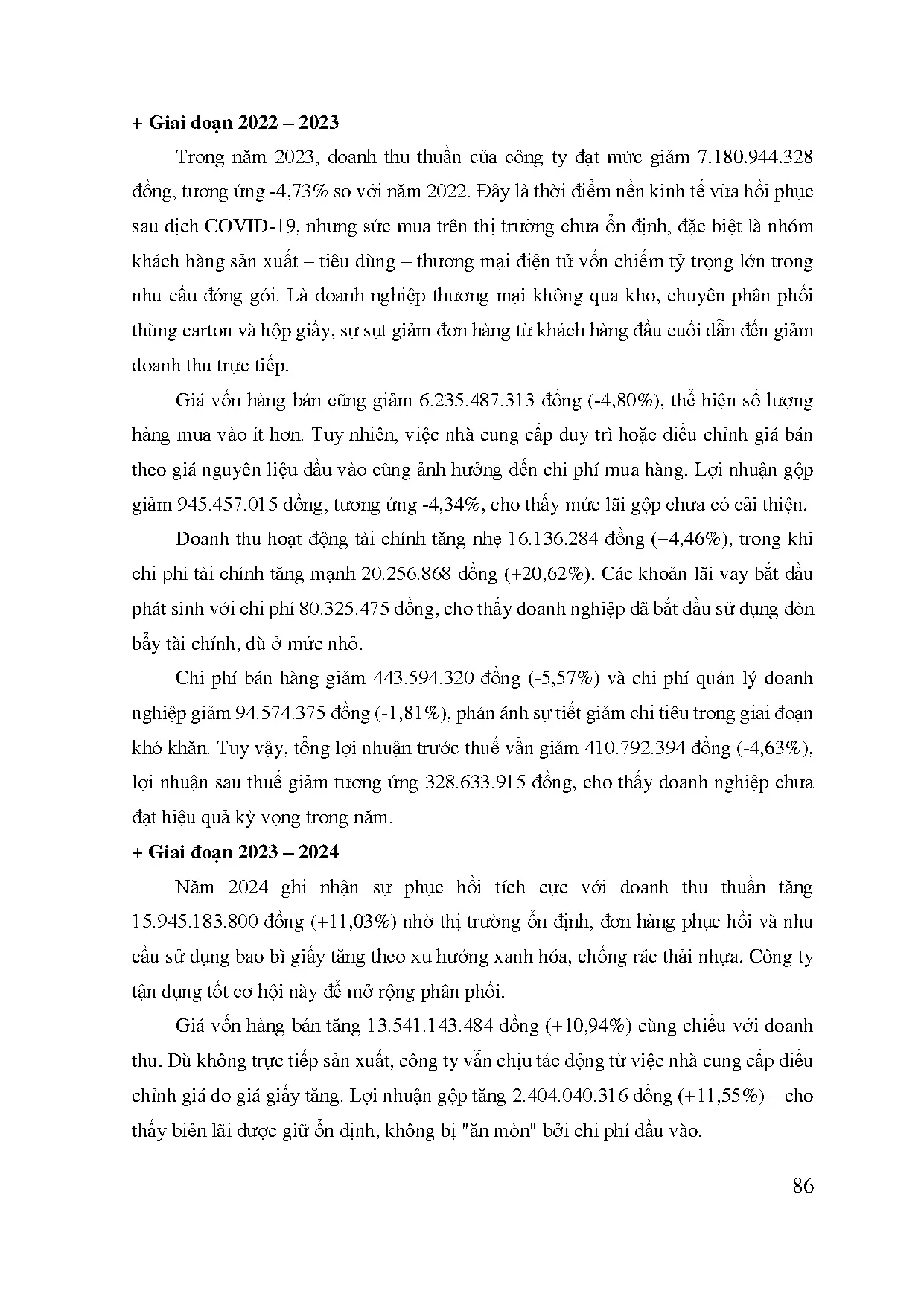 Đồ án tốt nghiệp - Hoàn thiện kế toán doanh thu, chi phí và xác định kết quả hoạt động kinh DTCTTJVN - Trang 104