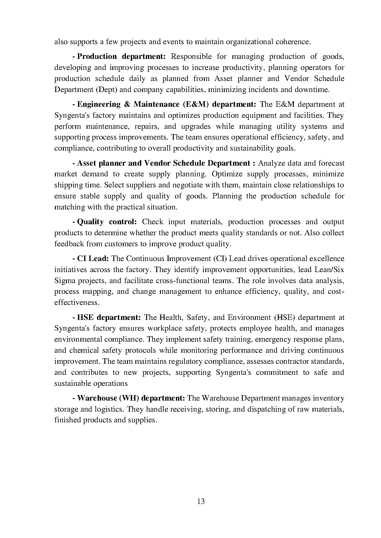 Đồ án tốt nghiệp - Autonomous Maintenance project in decreasing downtime at Syngenta Viet Nam BHS - Trang 22