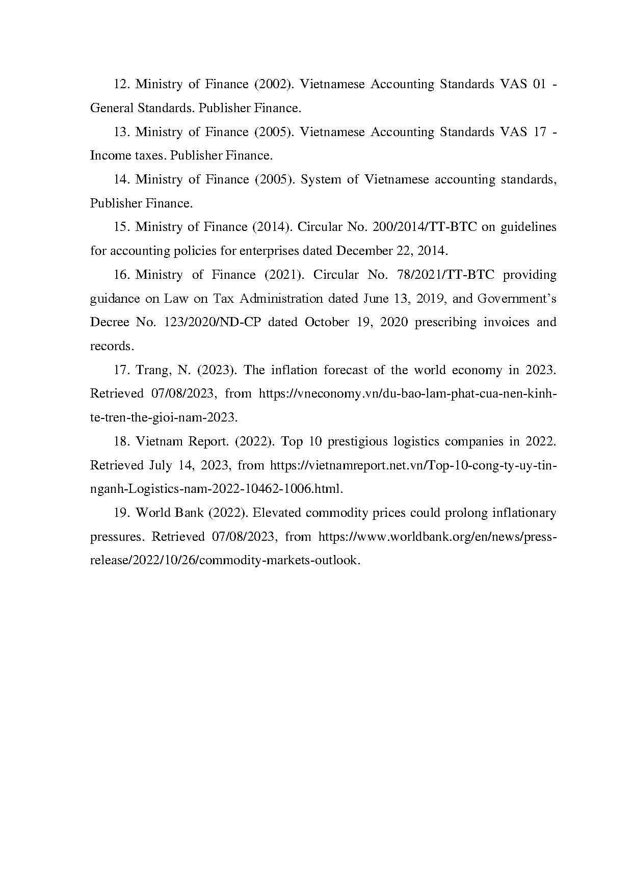 Đồ án tốt nghiệp - Accounting for revenue and expenses and determining business results at TCLASJSC - Trang 220