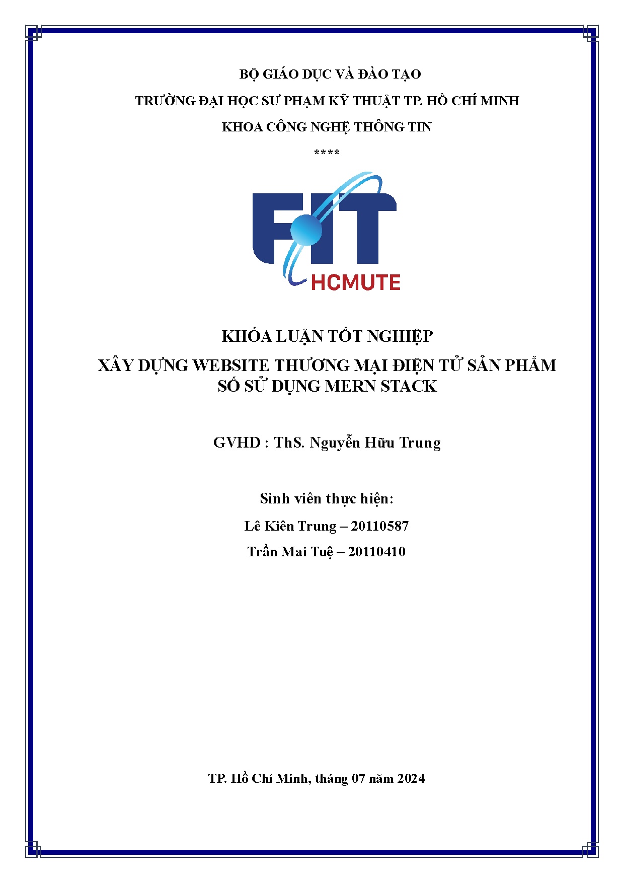 Đồ án tốt nghiệp - Xây dựng website thương mại điện tử sản phẩm số sử dụng Mern stack