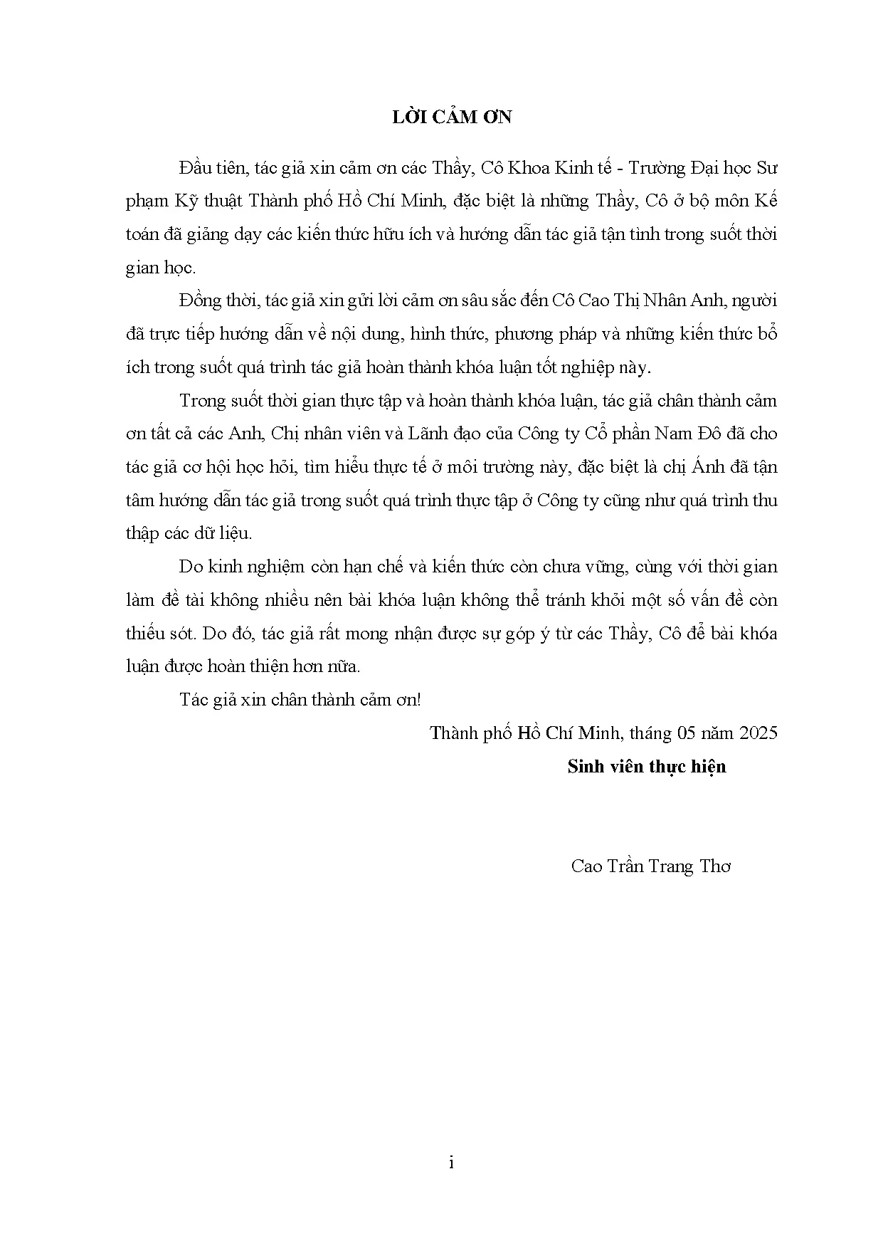 Đồ án tốt nghiệp - Kế toán công nợ phải thu và công nợ phải trả tại công ty cổ phần Nam Đô - Trang 3