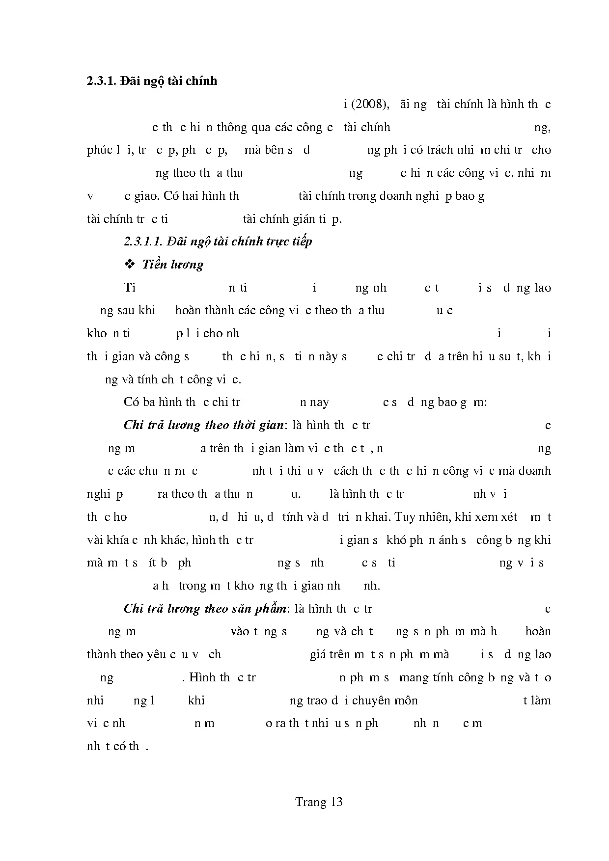 Đồ án tốt nghiệp - Hoàn thiện công tác đãi ngộ nhân sự tại Công ty TNHH TM &amp; DV Tân Hiệp Phát - Trang 23