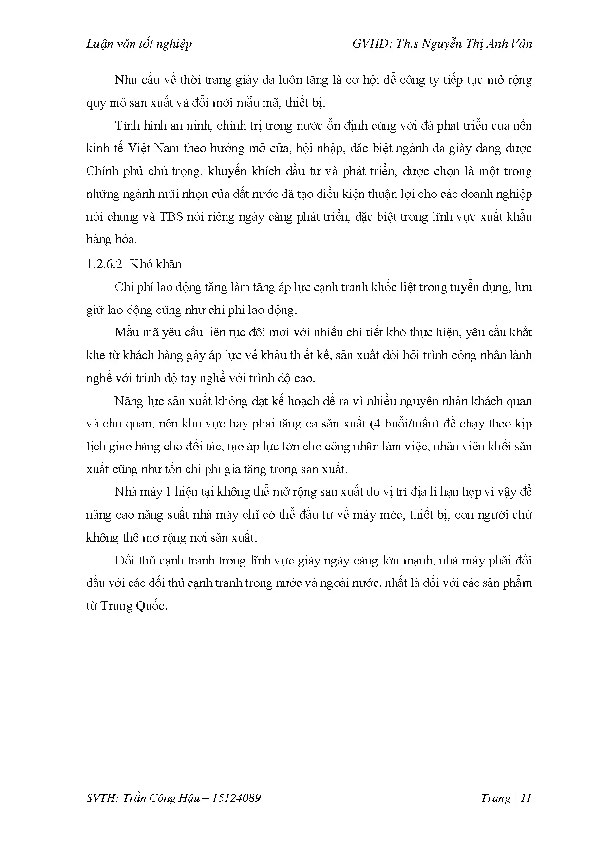 Đồ án tốt nghiệp - Phân tích thực trạng công tác kiểm soát chất lượng - Trang 21