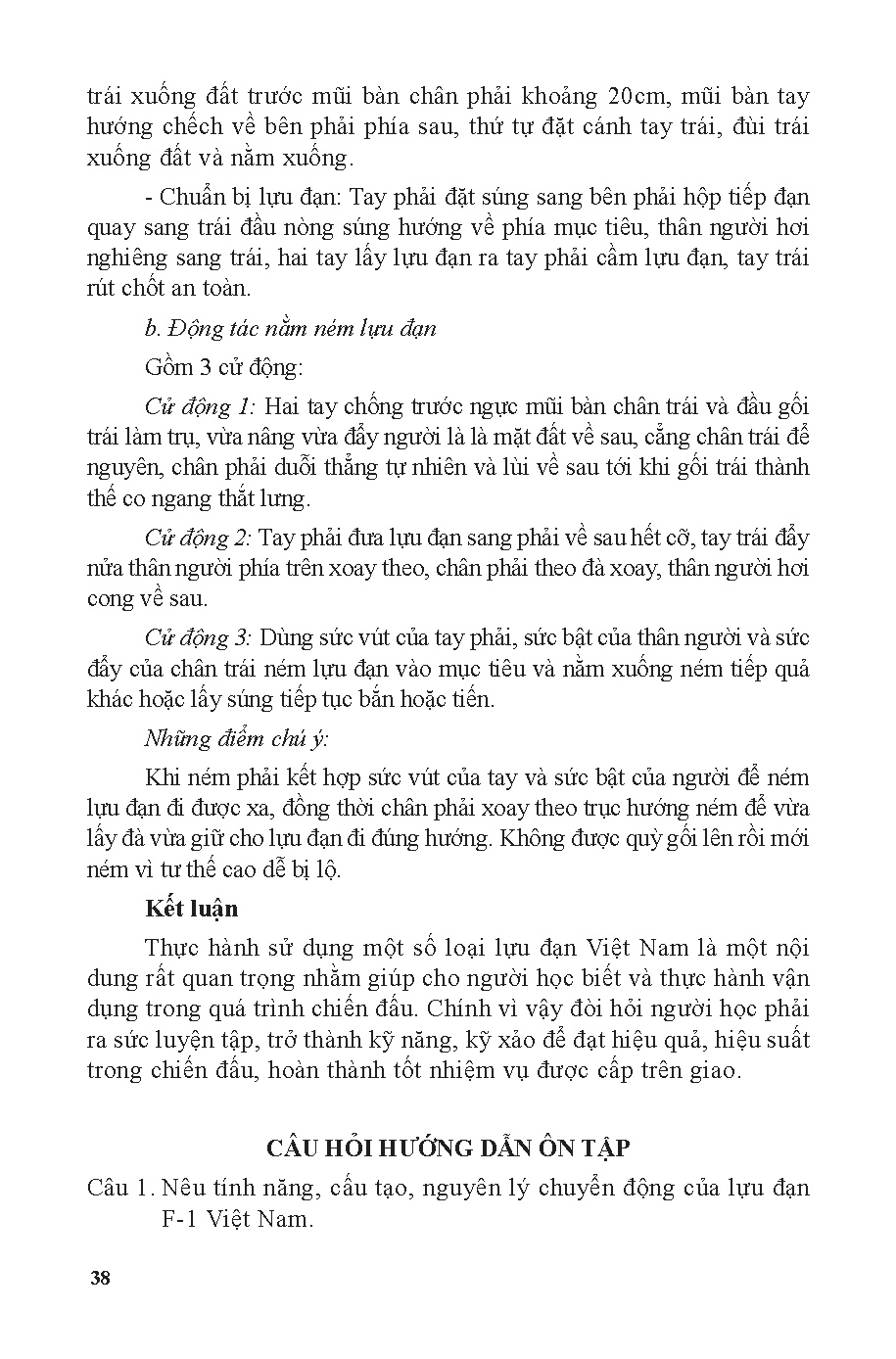 Giáo Dục Quốc Phòng Và An Ninh - Học phần 4: Kỹ thuật chiến đấu bộ binh và chiến thuật (HCMUTE) - Trang 39