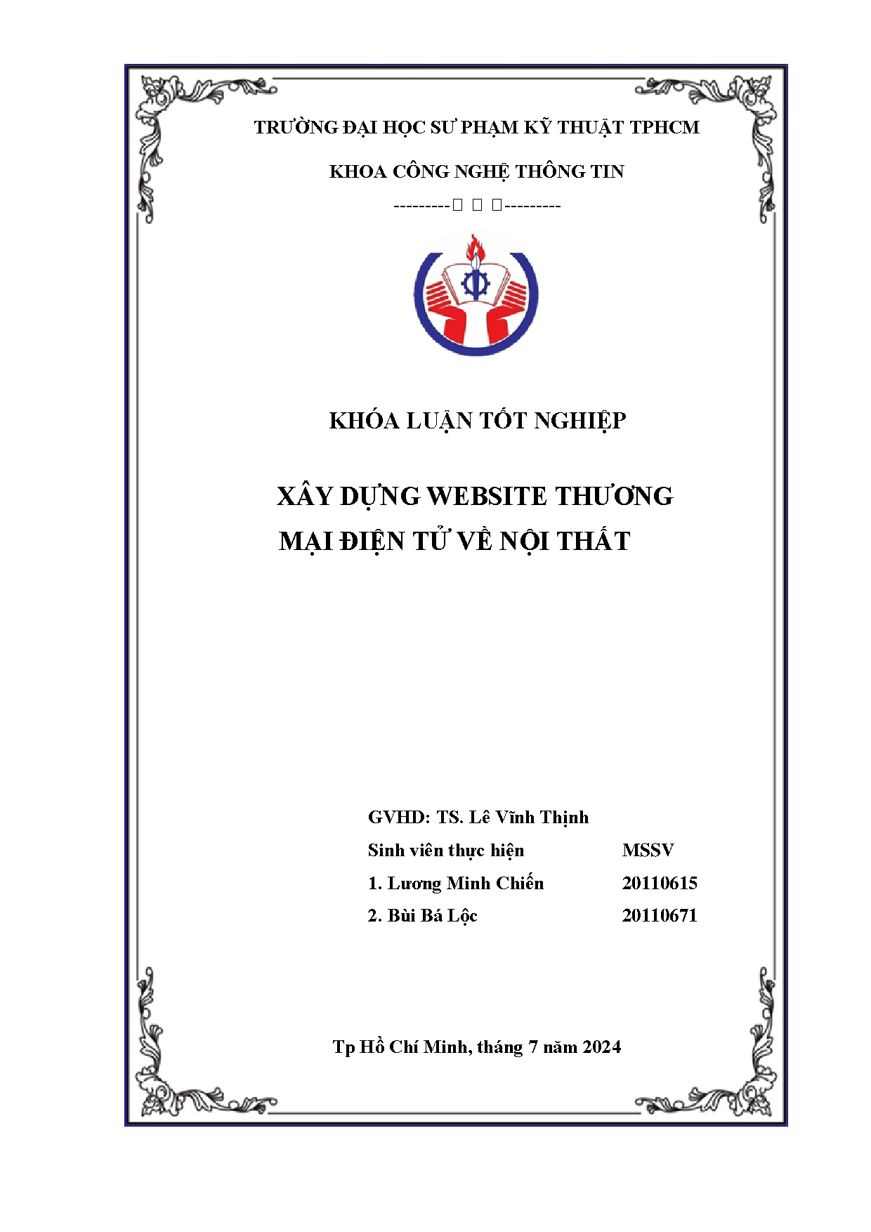 Đồ án tốt nghiệp - Xây dựng website thương mại điện tử về nội thất