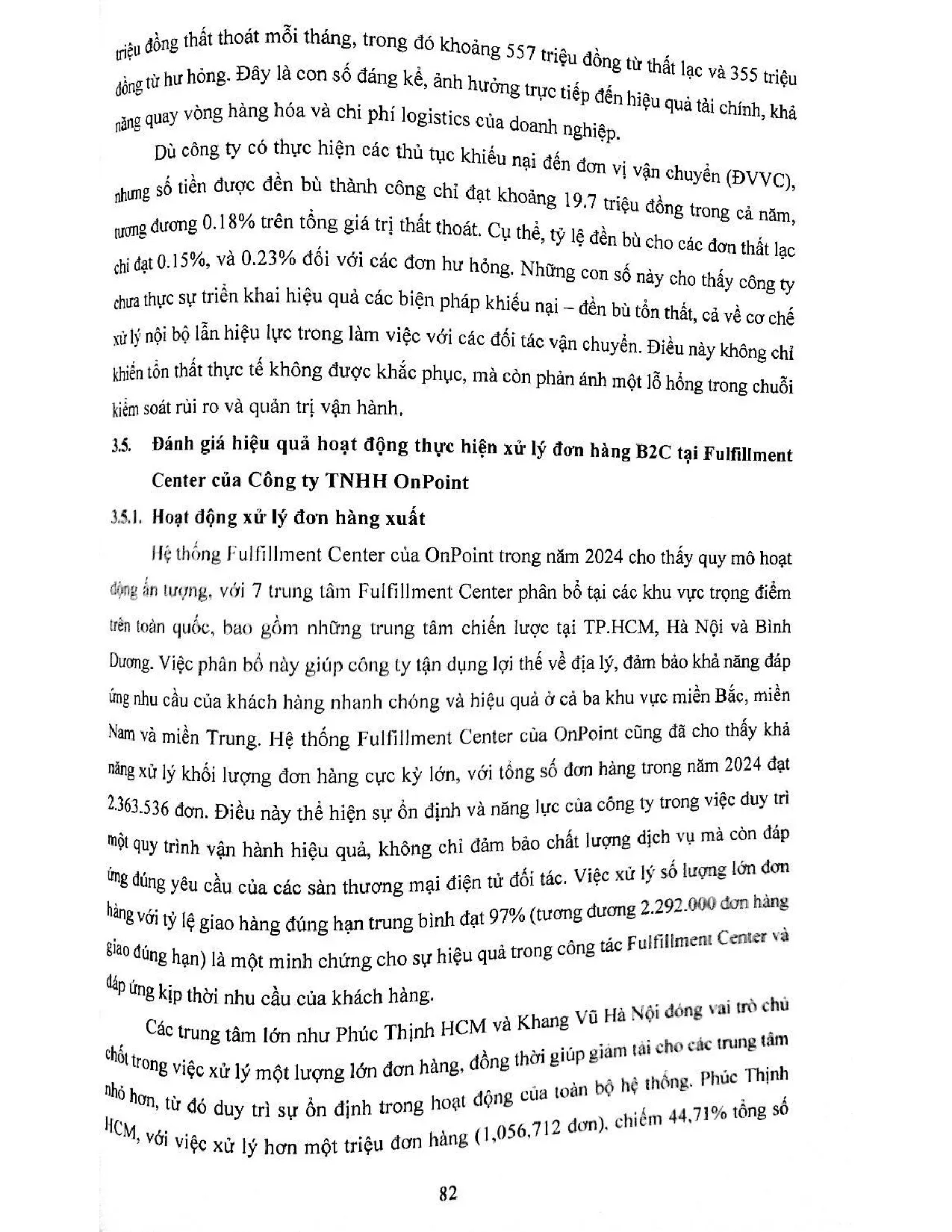 Đồ án tốt nghiệp - Hoàn thiện hoạt động xử lý đơn hàng tại FULFILLMENT CENTER trong thương MĐTCCTTO - Trang 94