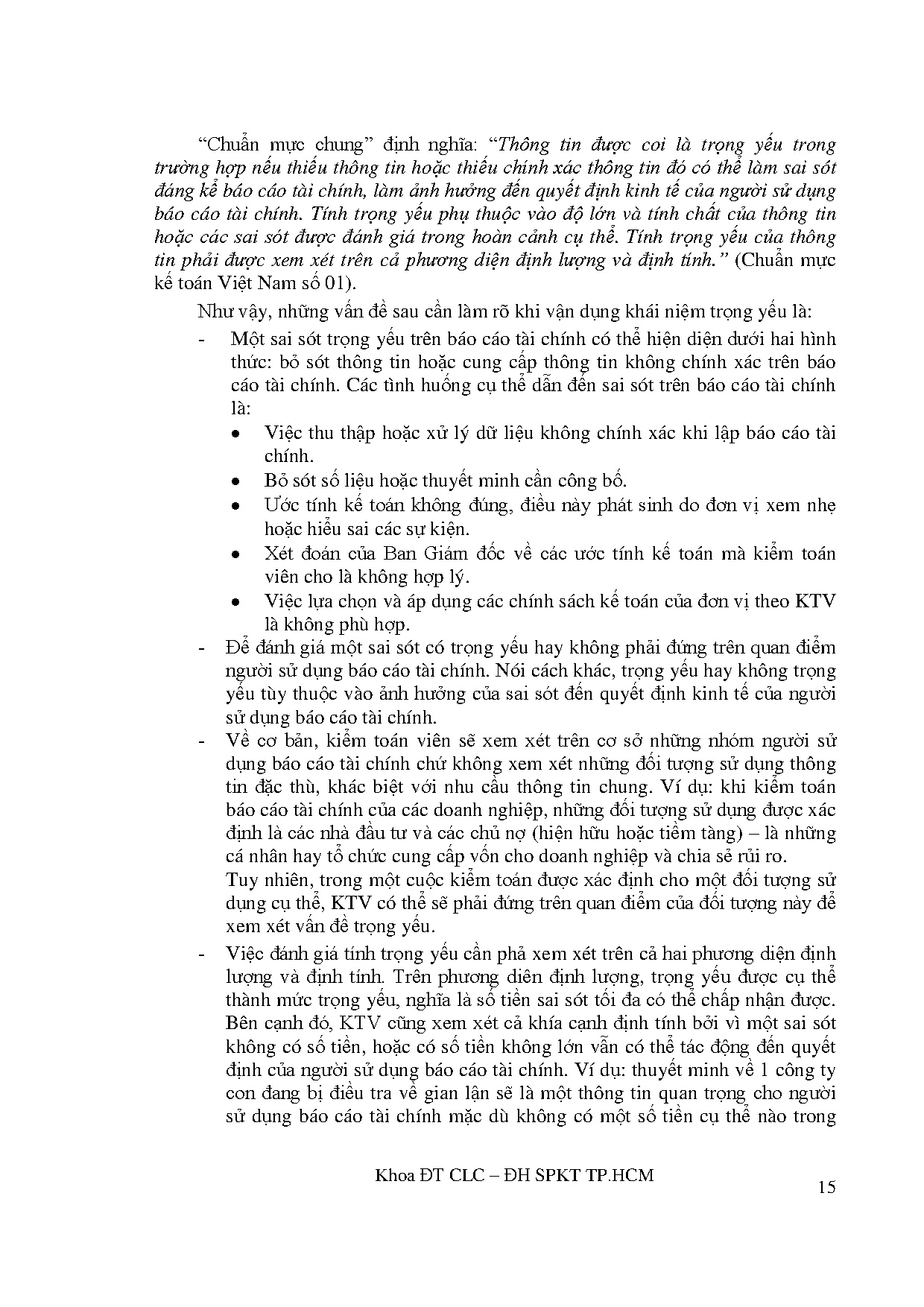 Đồ án tốt nghiệp - Tìm hiểu quy trình đánh giá rủi ro có sai sót trọng yếu trong GĐLKHKTTCTTKTRVNĐ - Trang 30